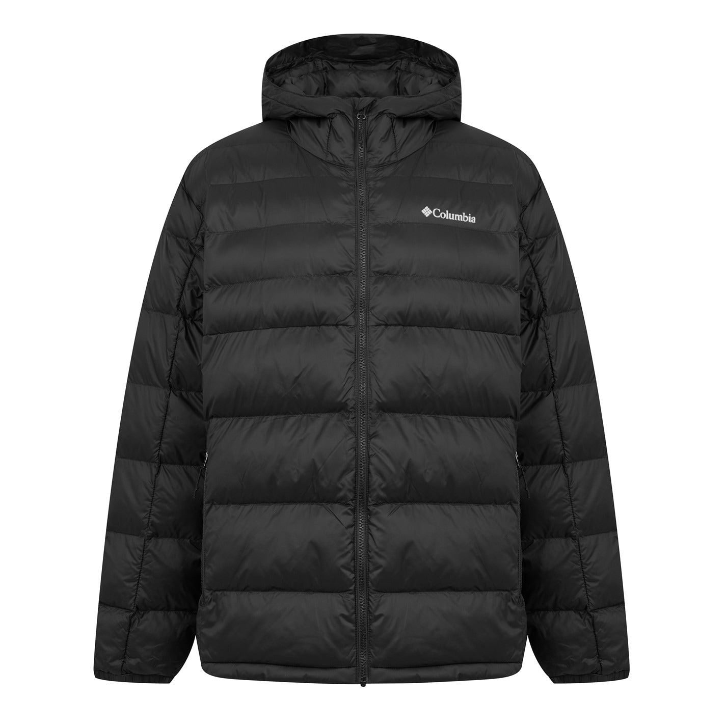 Columbia Buck Butte Hooded Solid Patterned Puffer Jacket