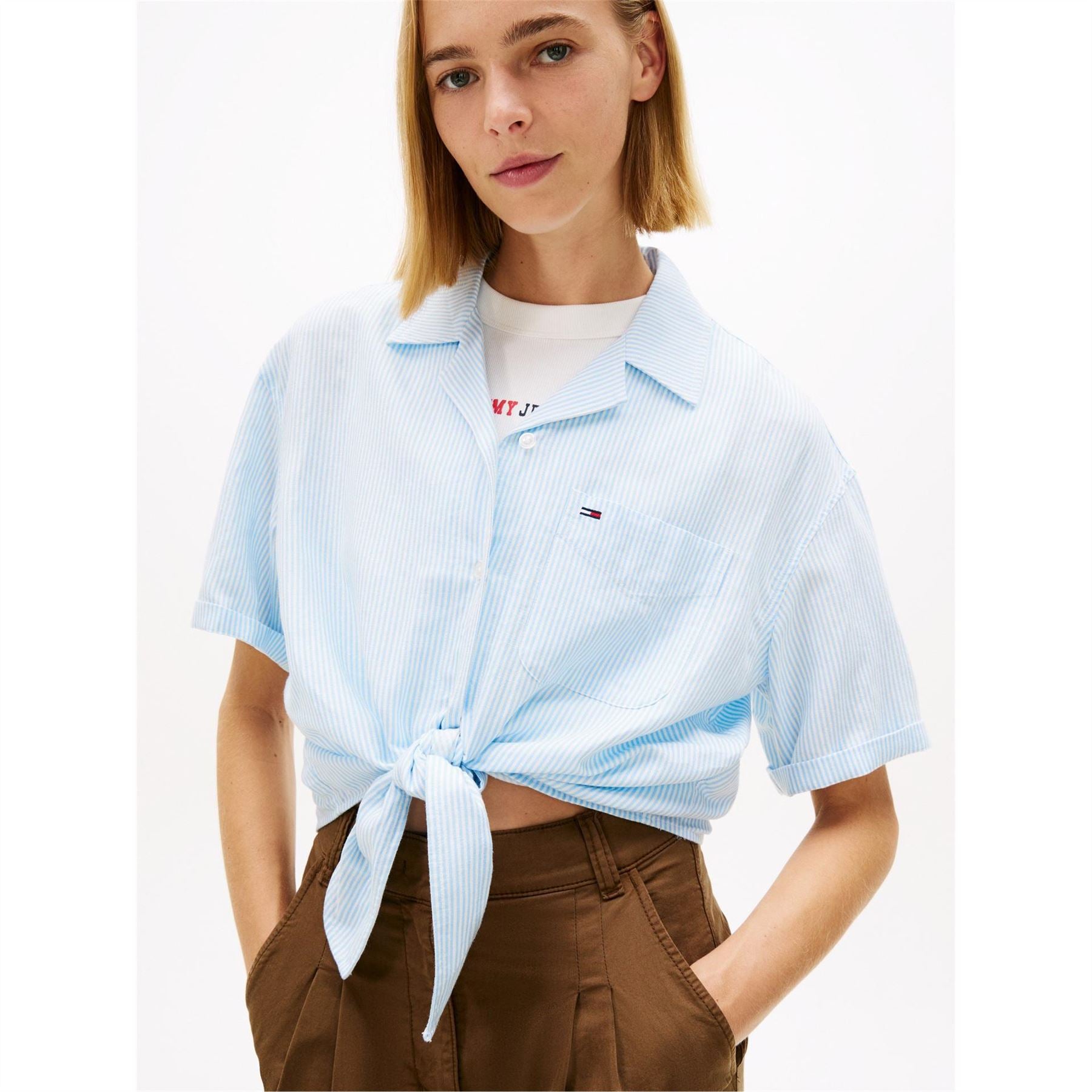 Tommy Jeans Short Sleeve Plain Shirt