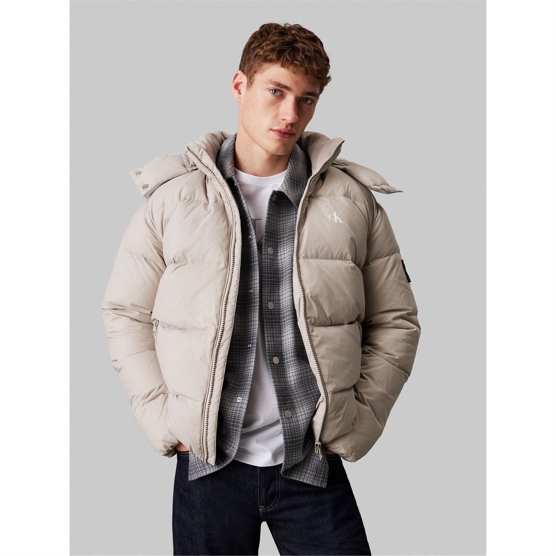 Calvin Klein Jeans Essential Down Recycled Down Short Puffer Jacket
