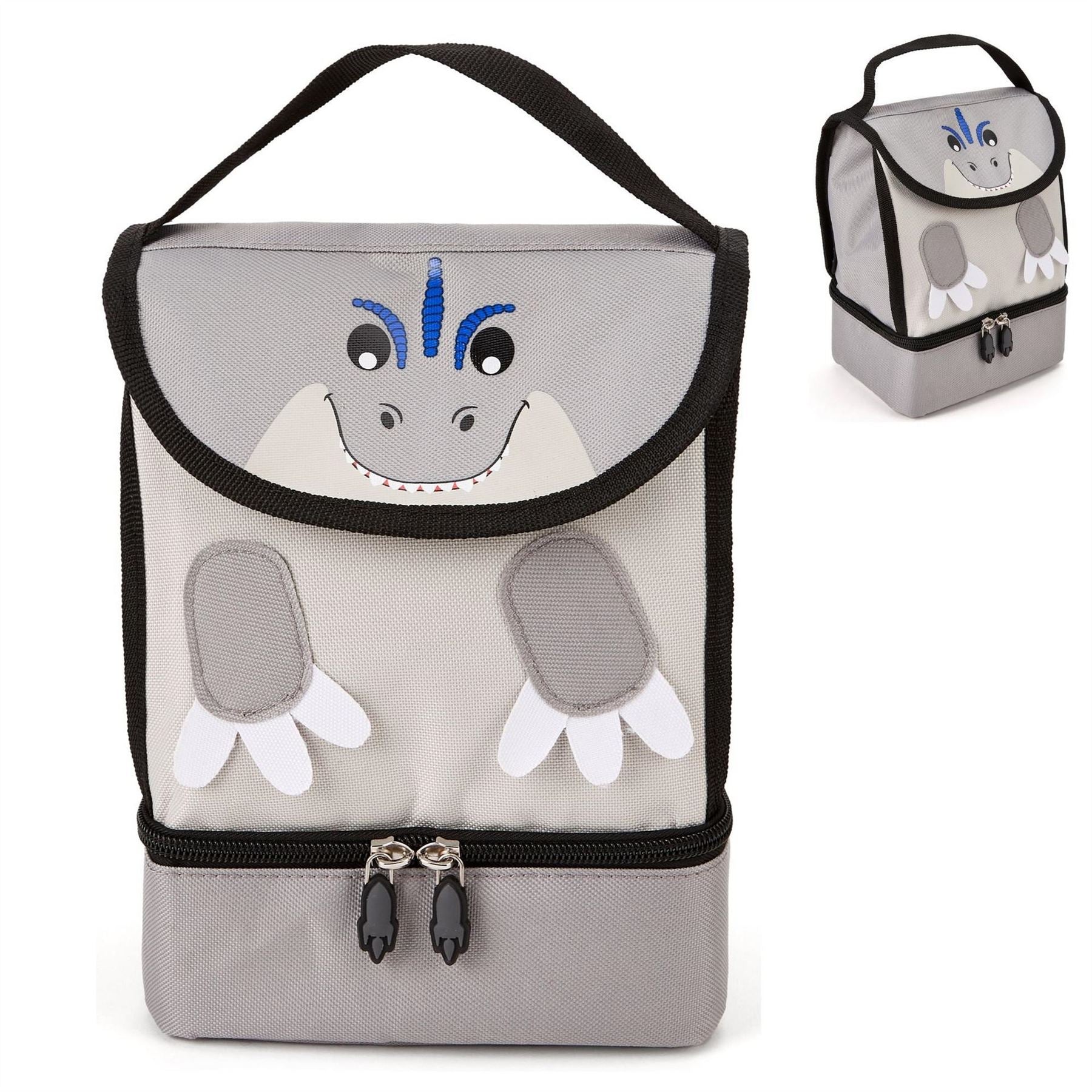 Zappi Co Baby Animal Backpack Set T Rex (backpack Lunch Box Pencil Case)