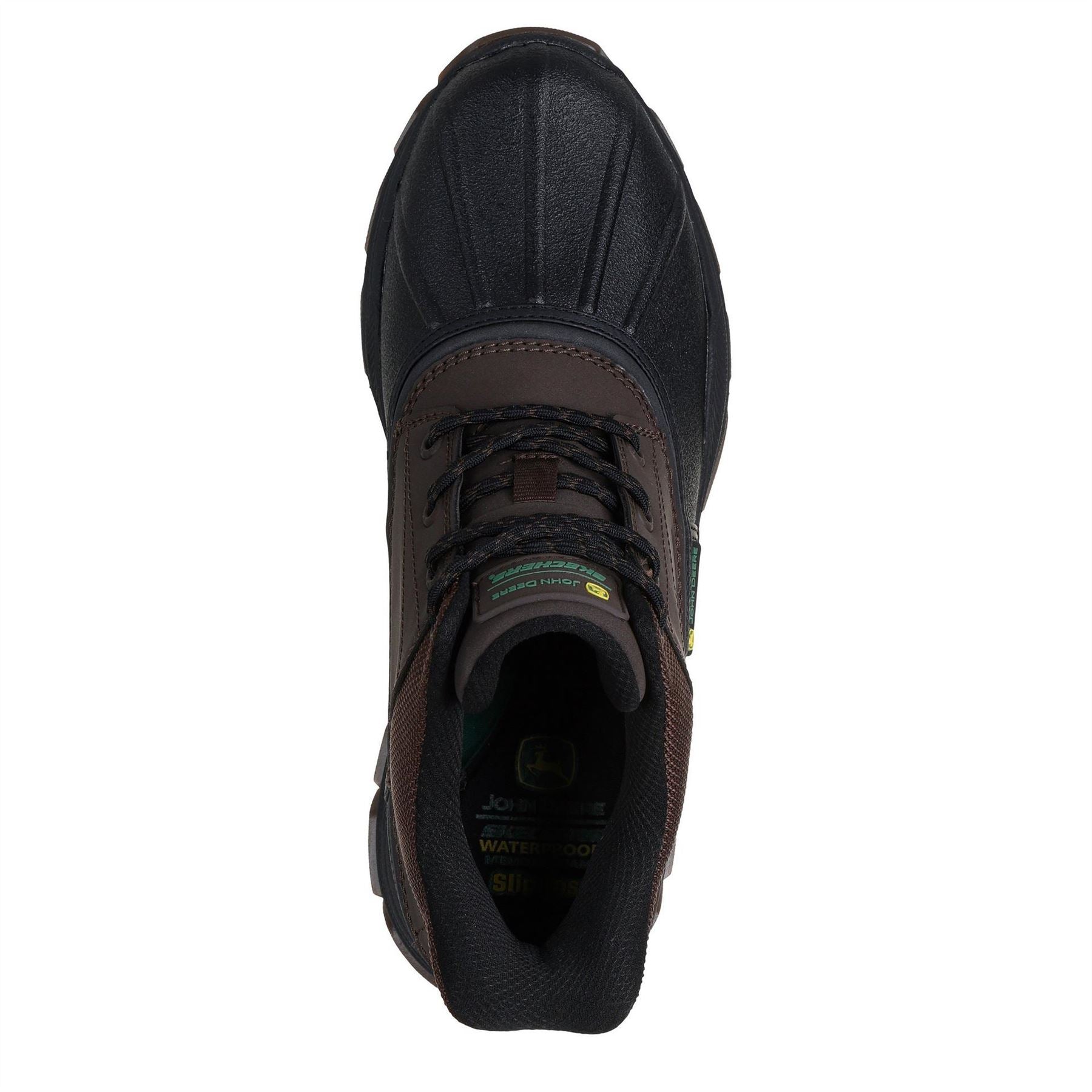 Skechers Mens Deere Slip Ins Mid Top Waterpr Hiking Boots
