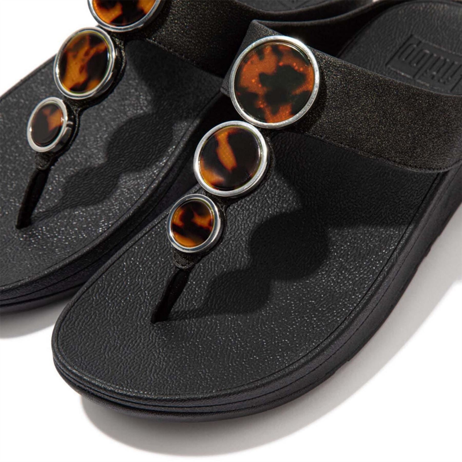 Fitflop Halo Shimmer Toe Post Sandals