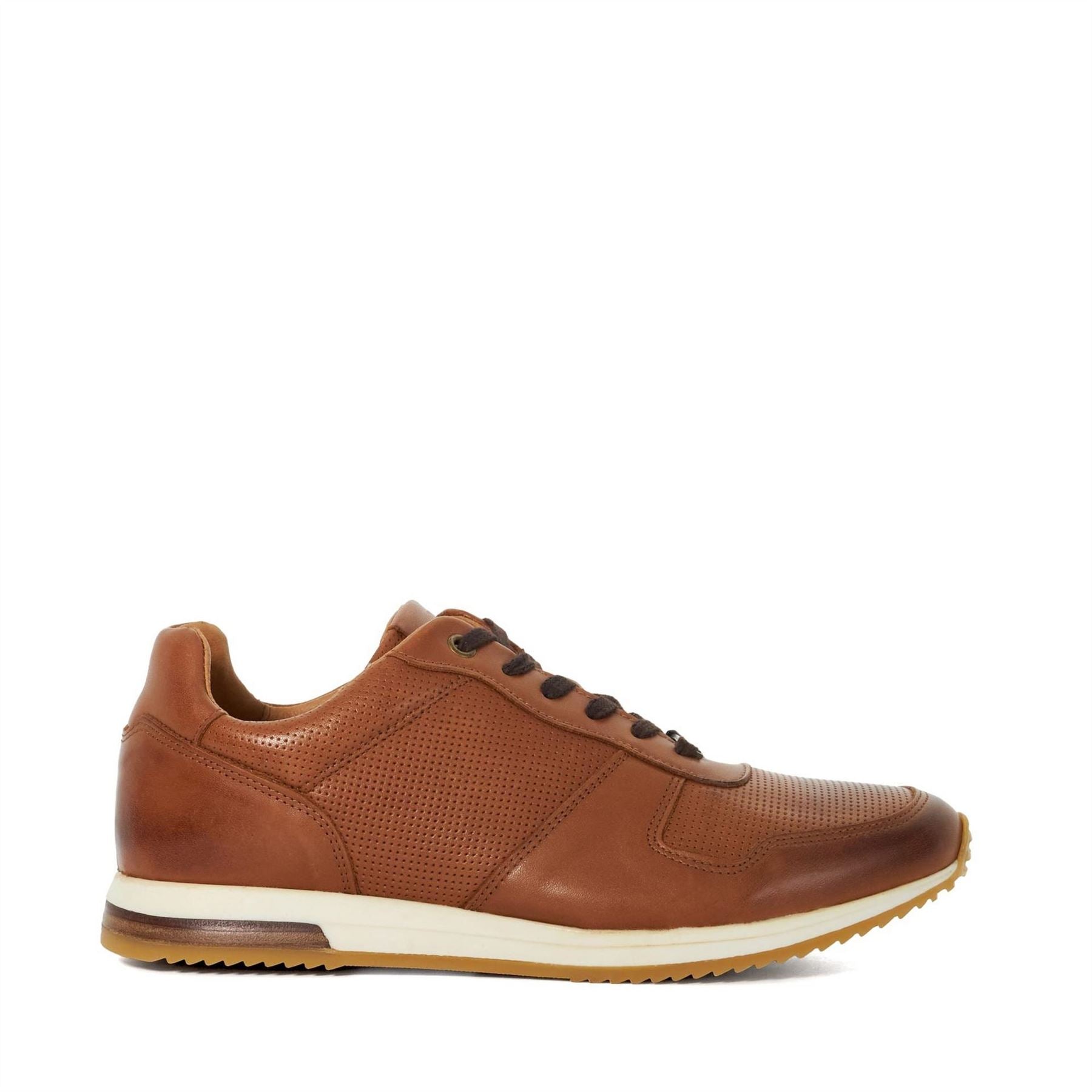 Dune London Trilogy Runner Lace Up Low Top Sneakers