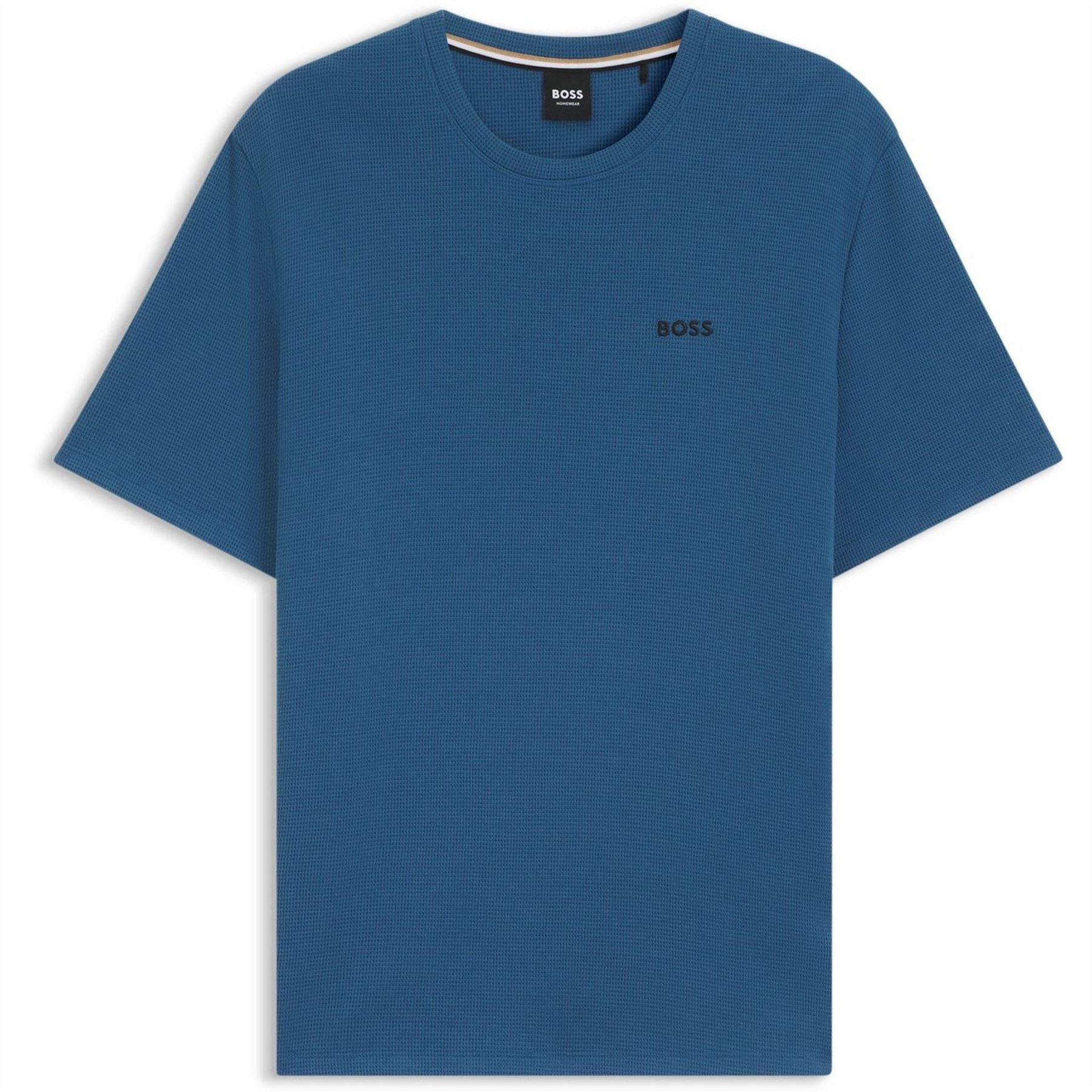 Boss BOSS Bodywear Waffle T Shirt with Structured Design