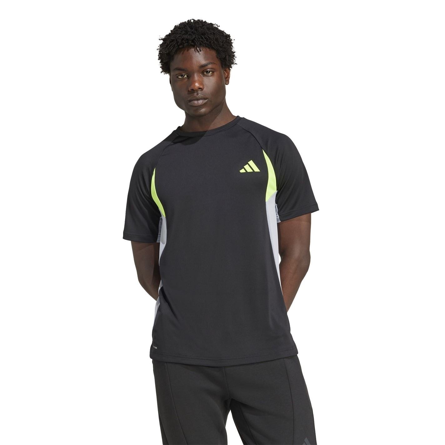 adidas Mens Climacool Colorblock T-Shirt