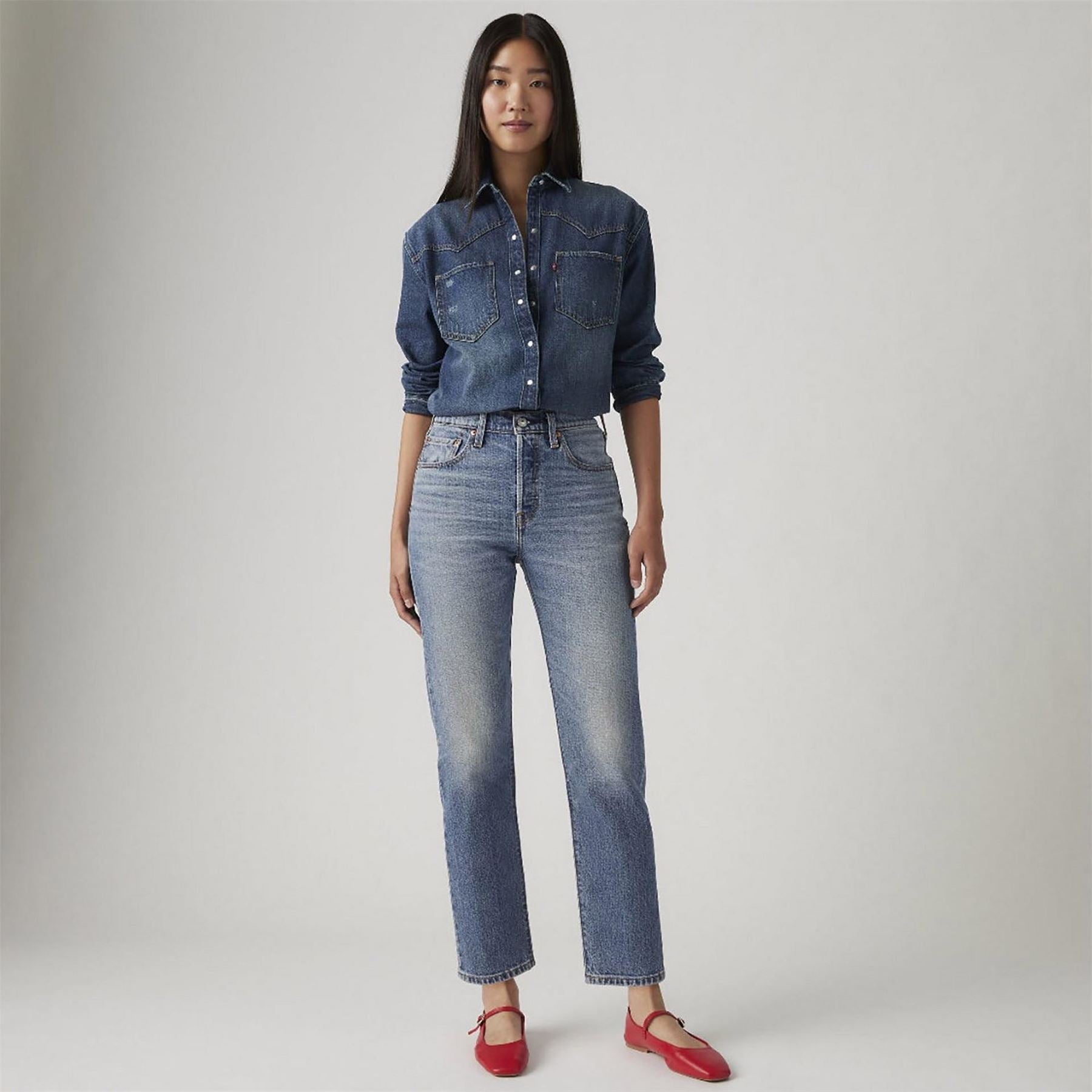 Levis 501 Crop Long Live The Queen