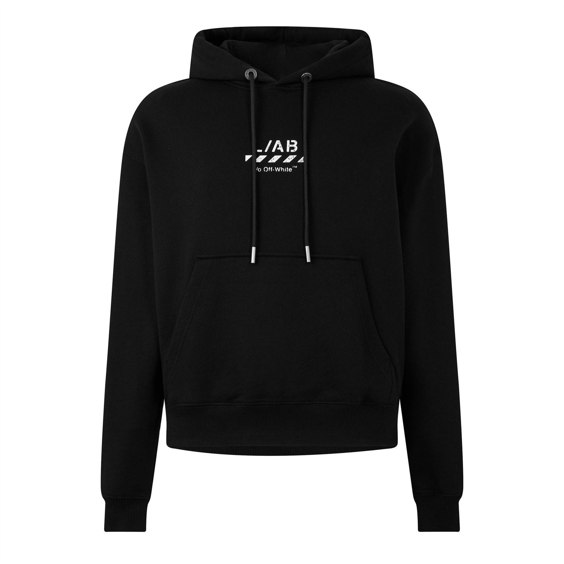 L AB Off White Ab Off Diag Hoody
