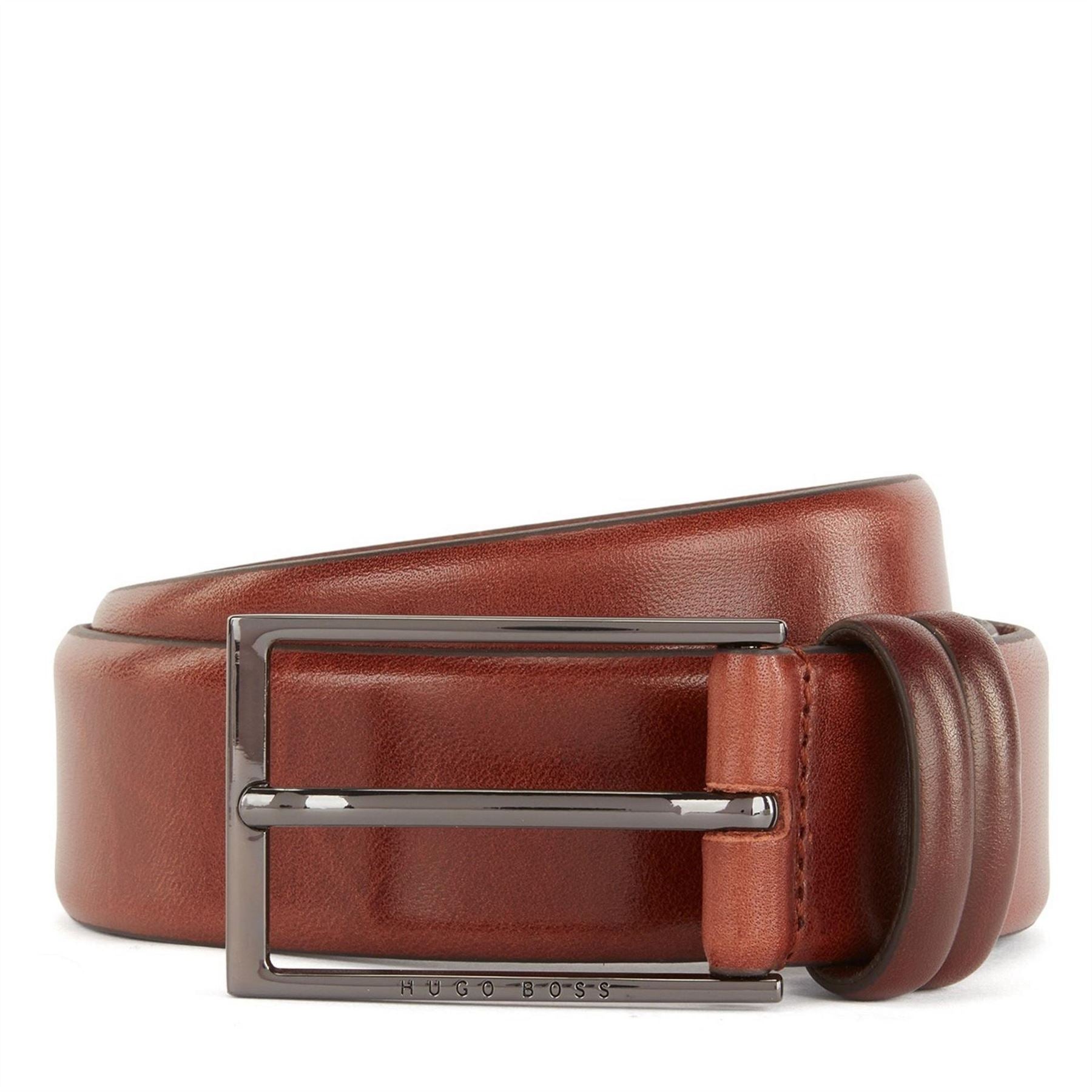 Boss Leather Pin Buckle Belt
