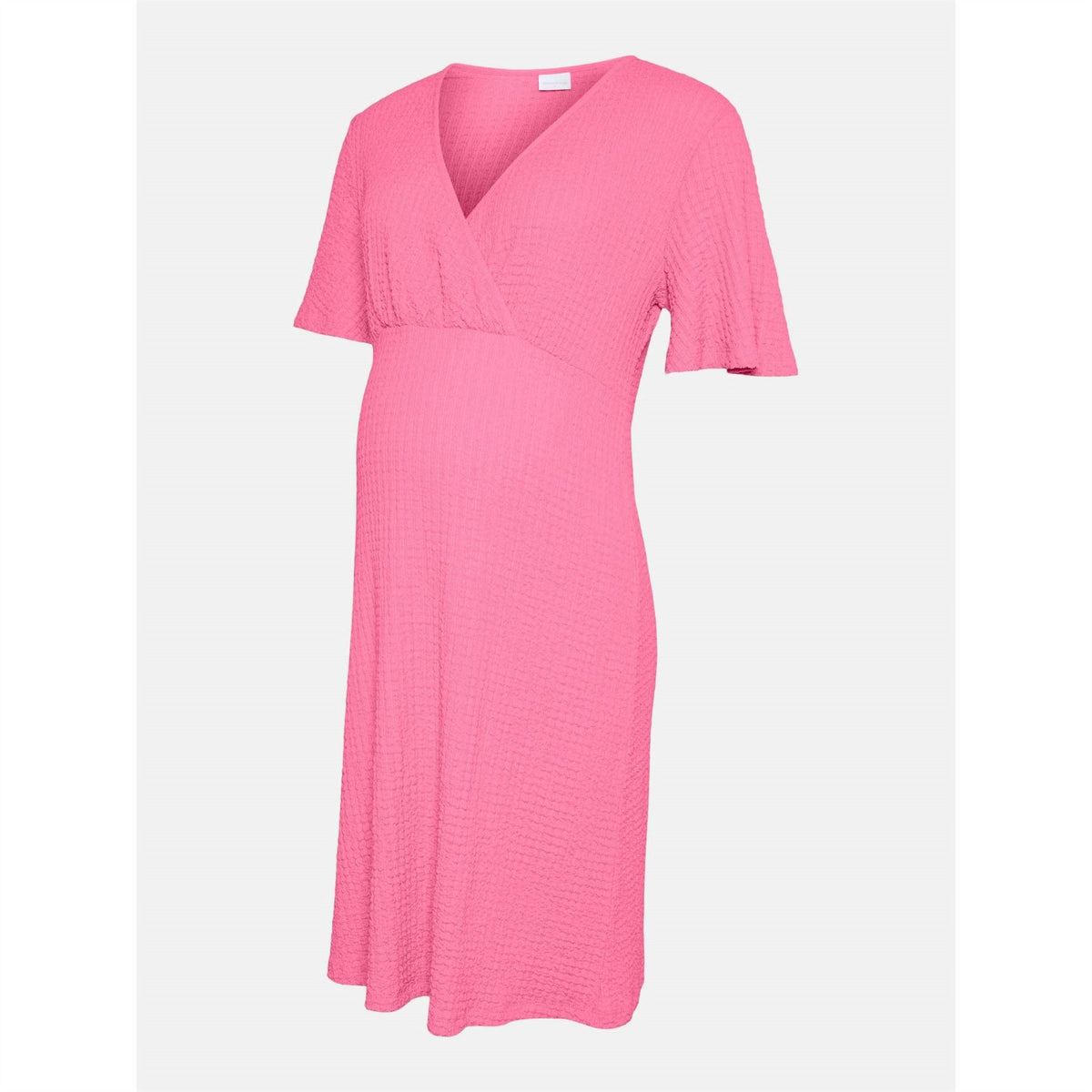 Mamalicious Tess V-Neck Short Sleeve Knee Length Dress