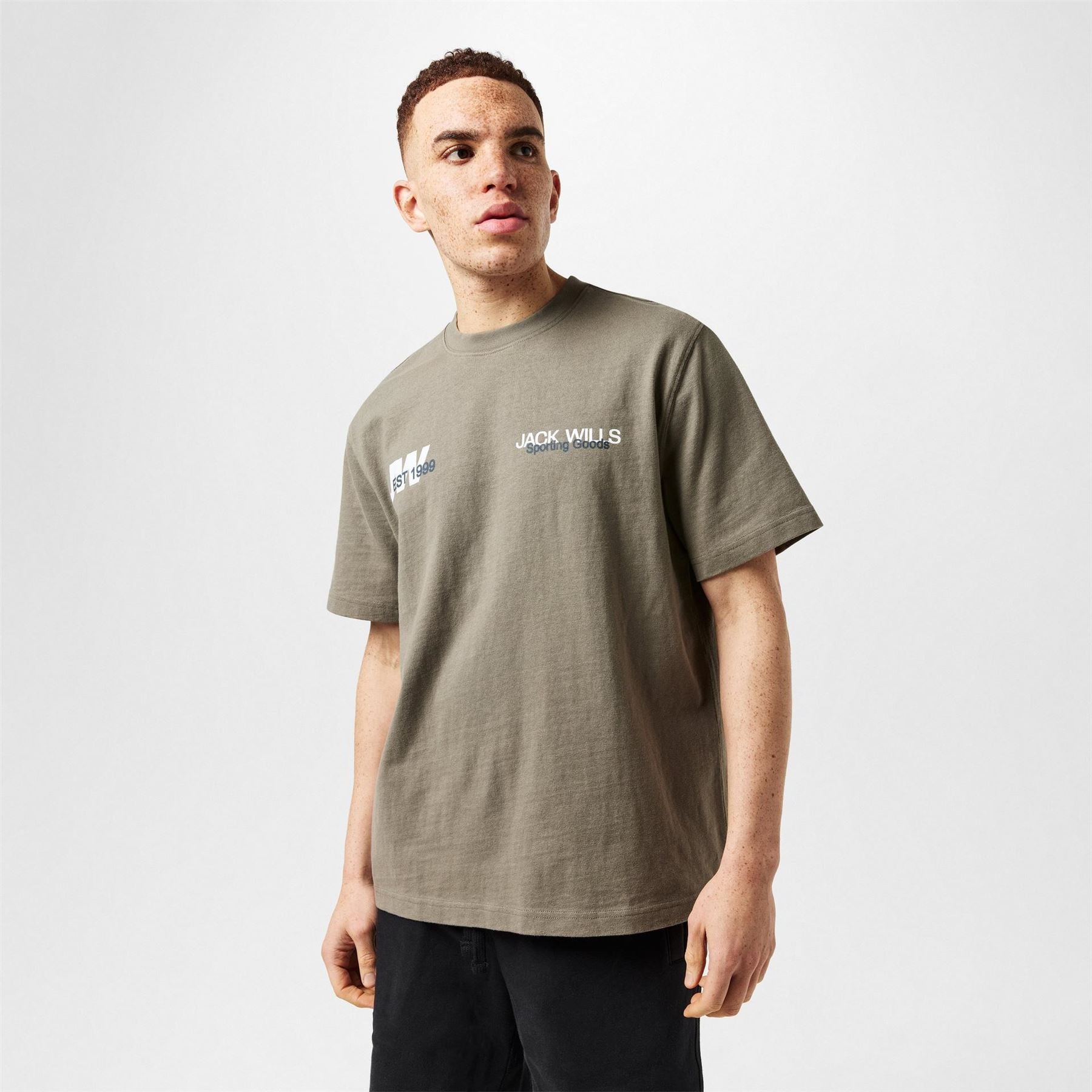 Jack Wills Regular Fit Crew Neck Text Graphic T-Shirt