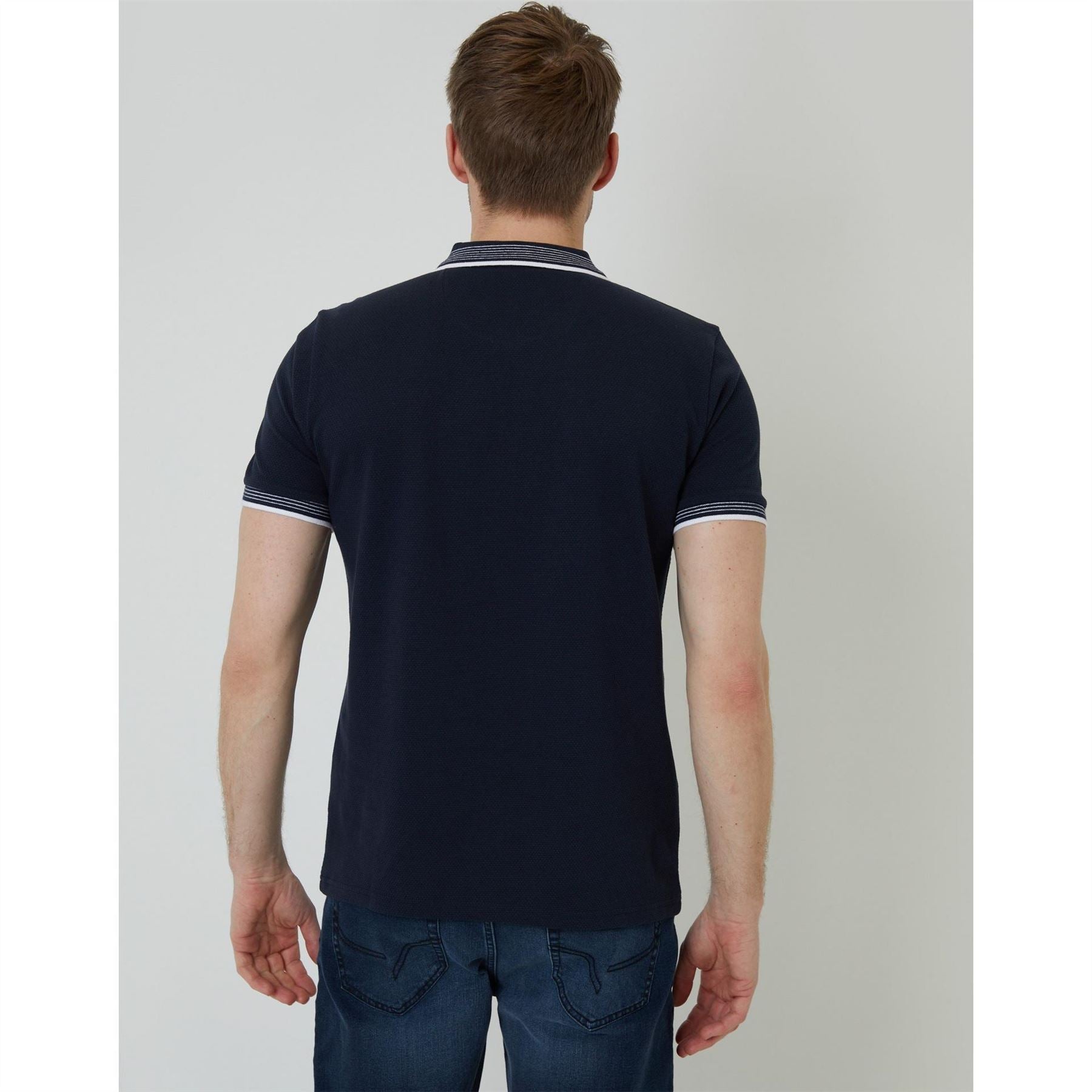Threadbare Polo Honey Regular Fit Short Sleeve Shirt