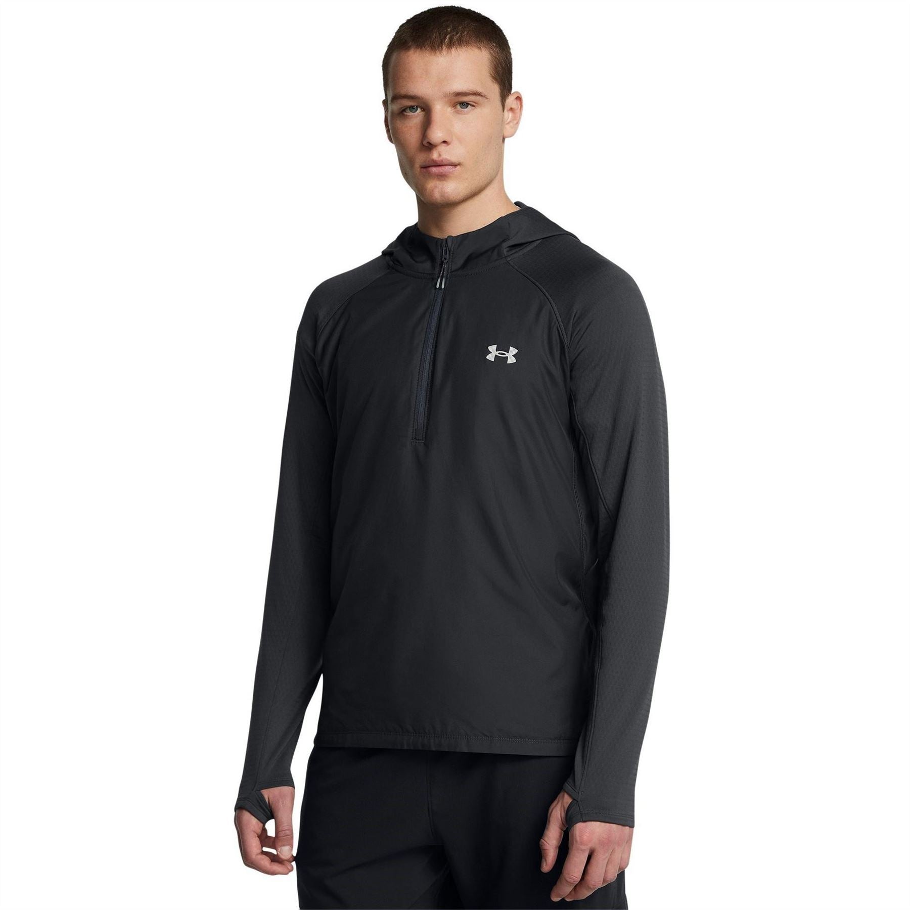 Under Armour Run Hooded Athletic Sweatshirt
