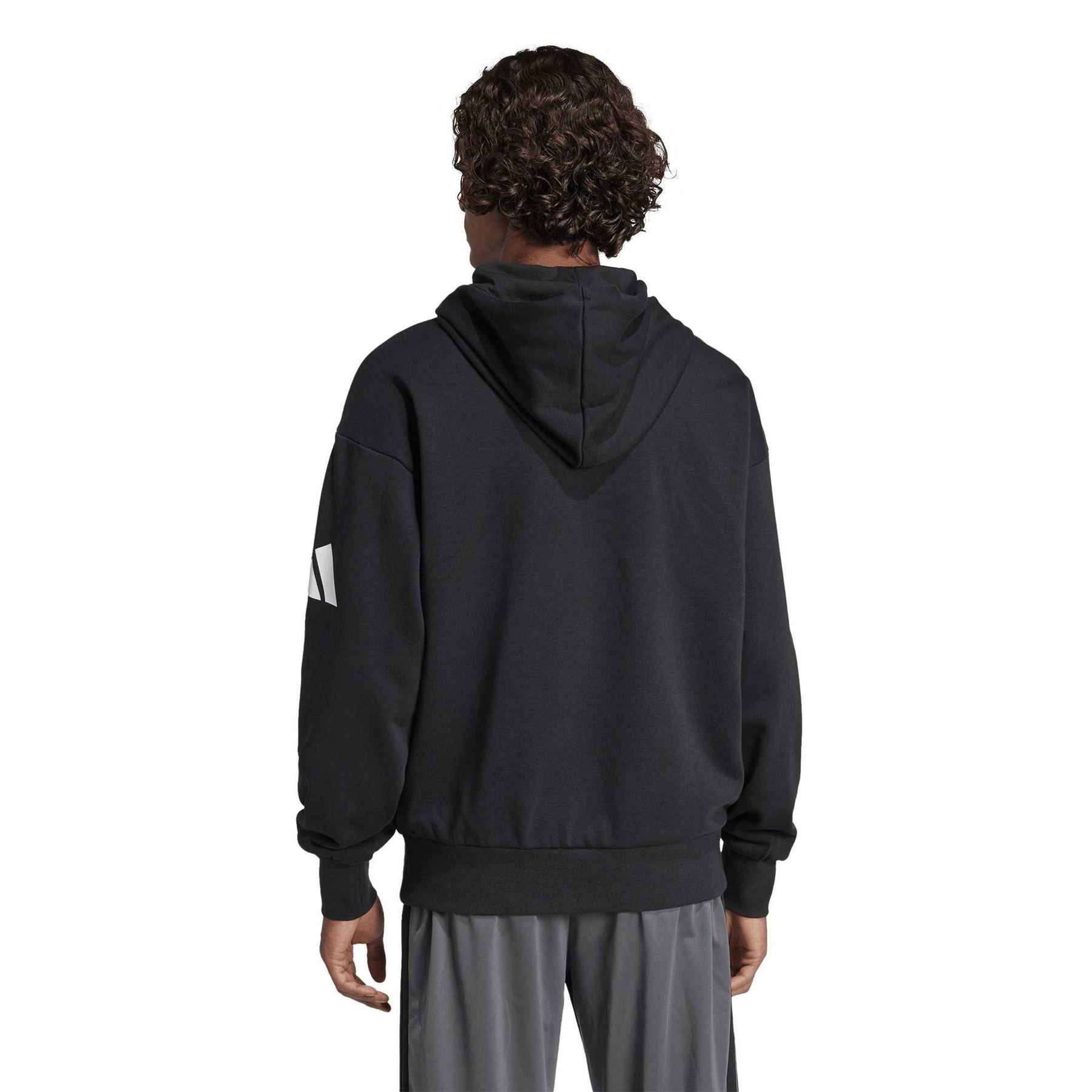 adidas Hooded Neck Oversize Fit Sweatshirt with Kangaroo Pocket