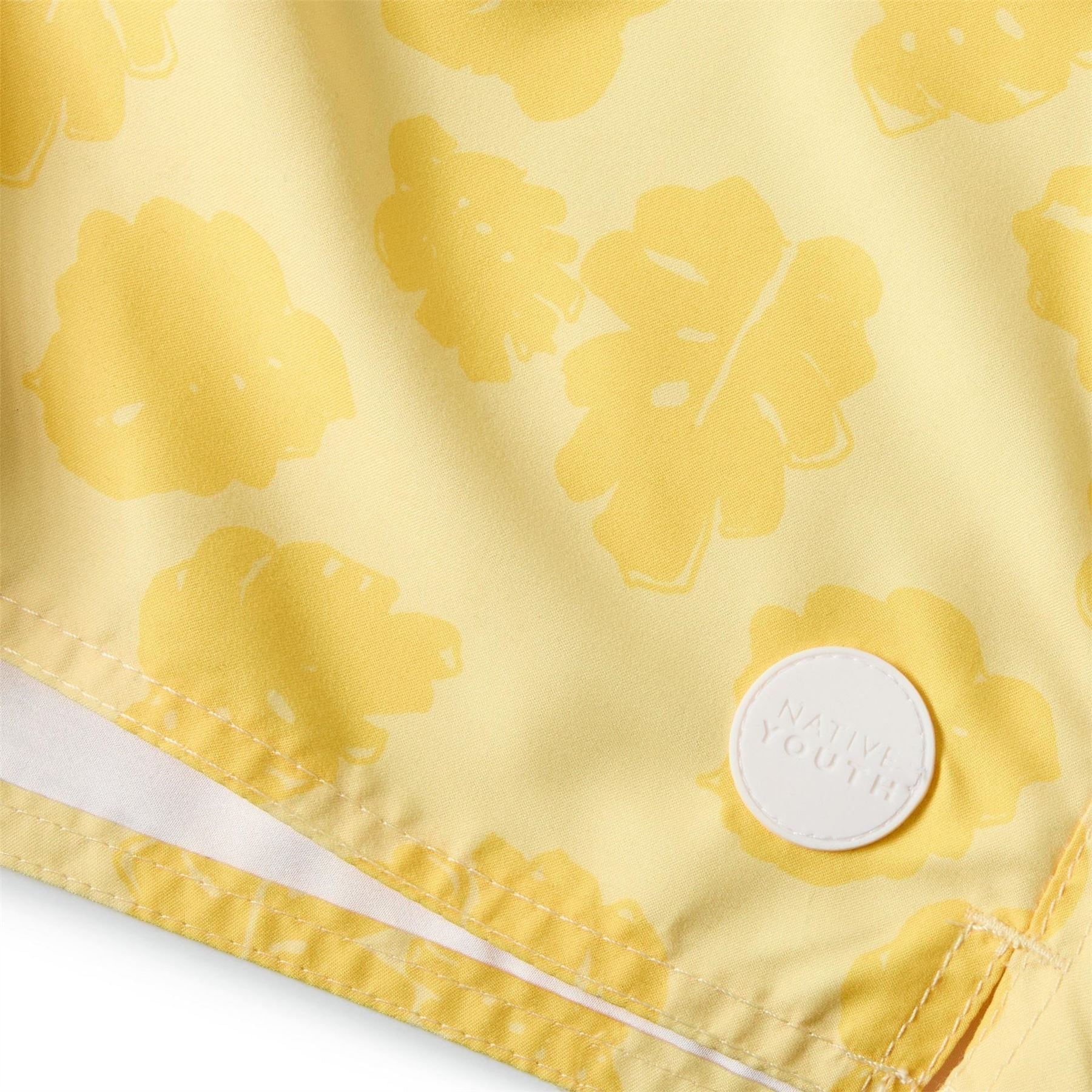 Native Youth Regular Fit Graphic Print Swim Shorts