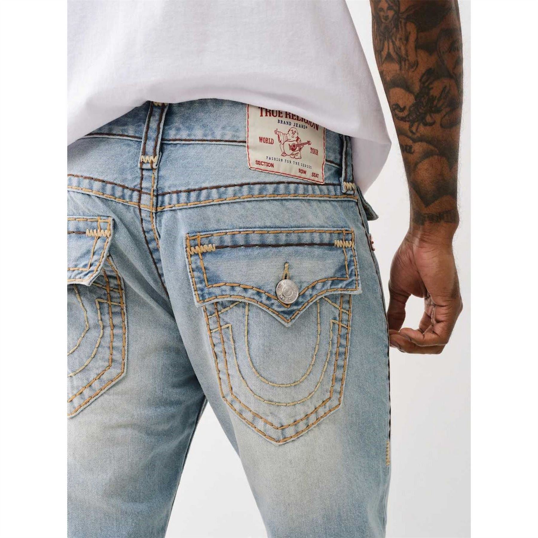True Religion Super Twisted Flared Jeans
