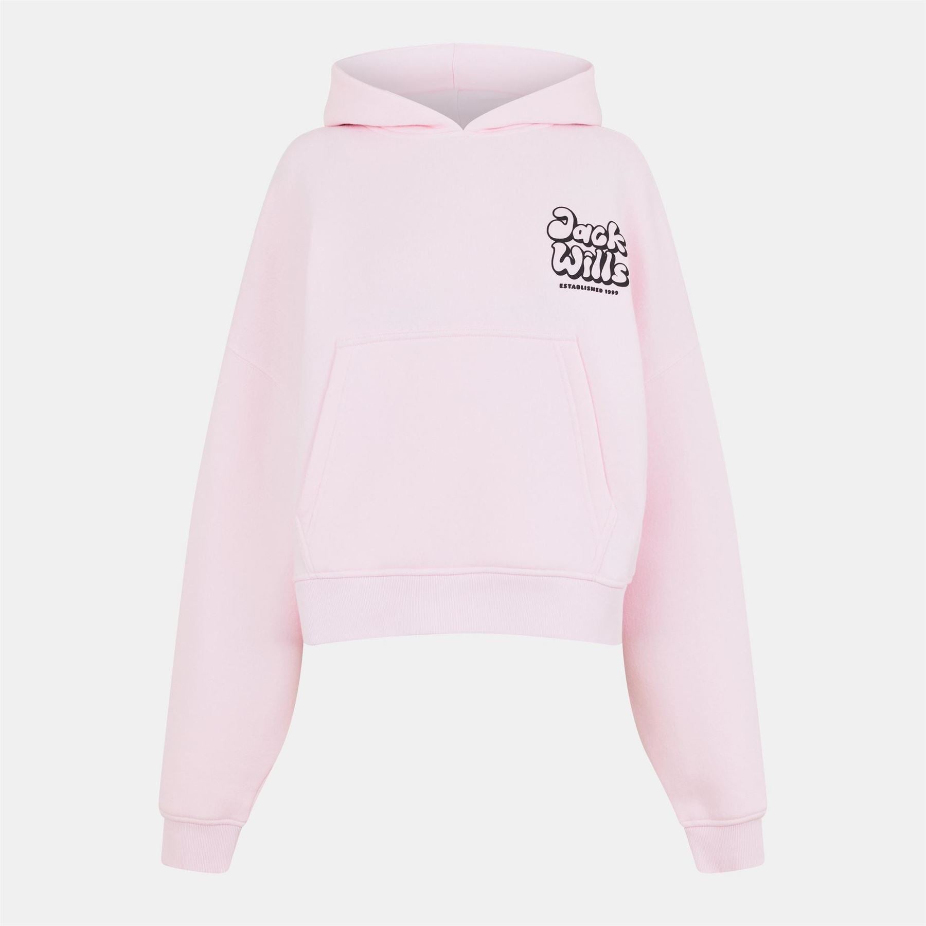 Jack Wills Hooded Neck Long Sleeve Oversize Fit Top