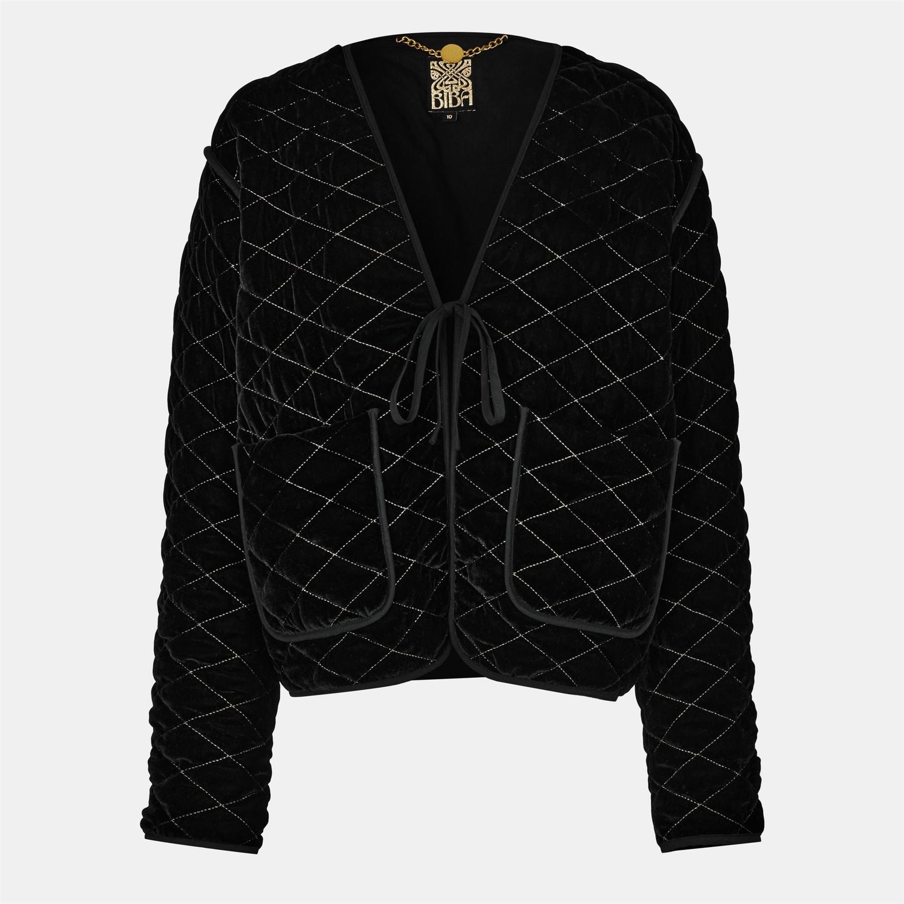 Biba Vel Sparkle Quilted Jacket