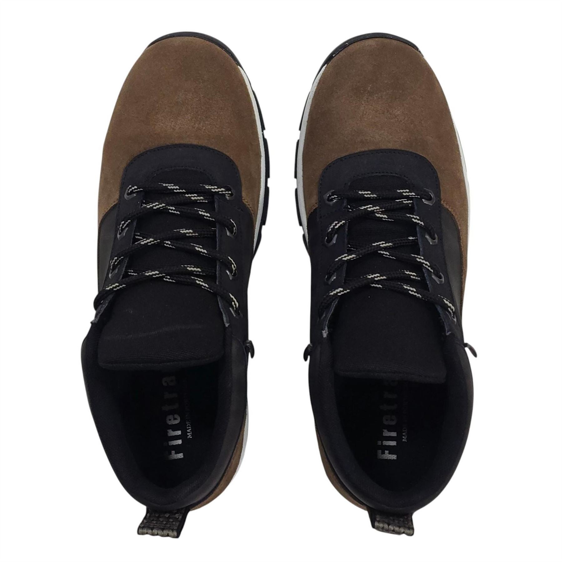 Firetrap Delia Premium Leather Ankle Lace Up Hiker Rugged Boots