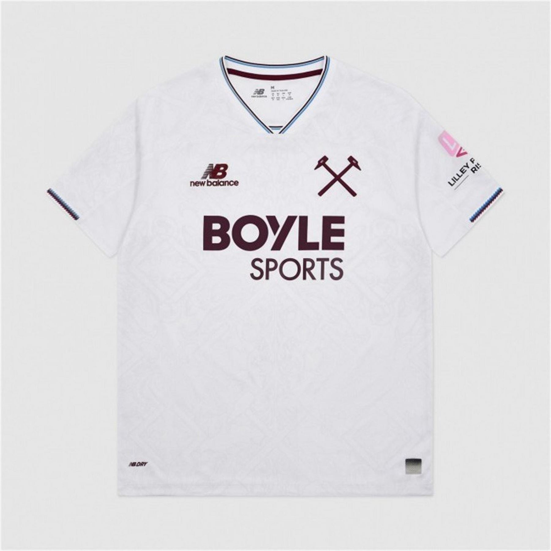 New Balance Mens Ham United Away Shirt 2026 27
