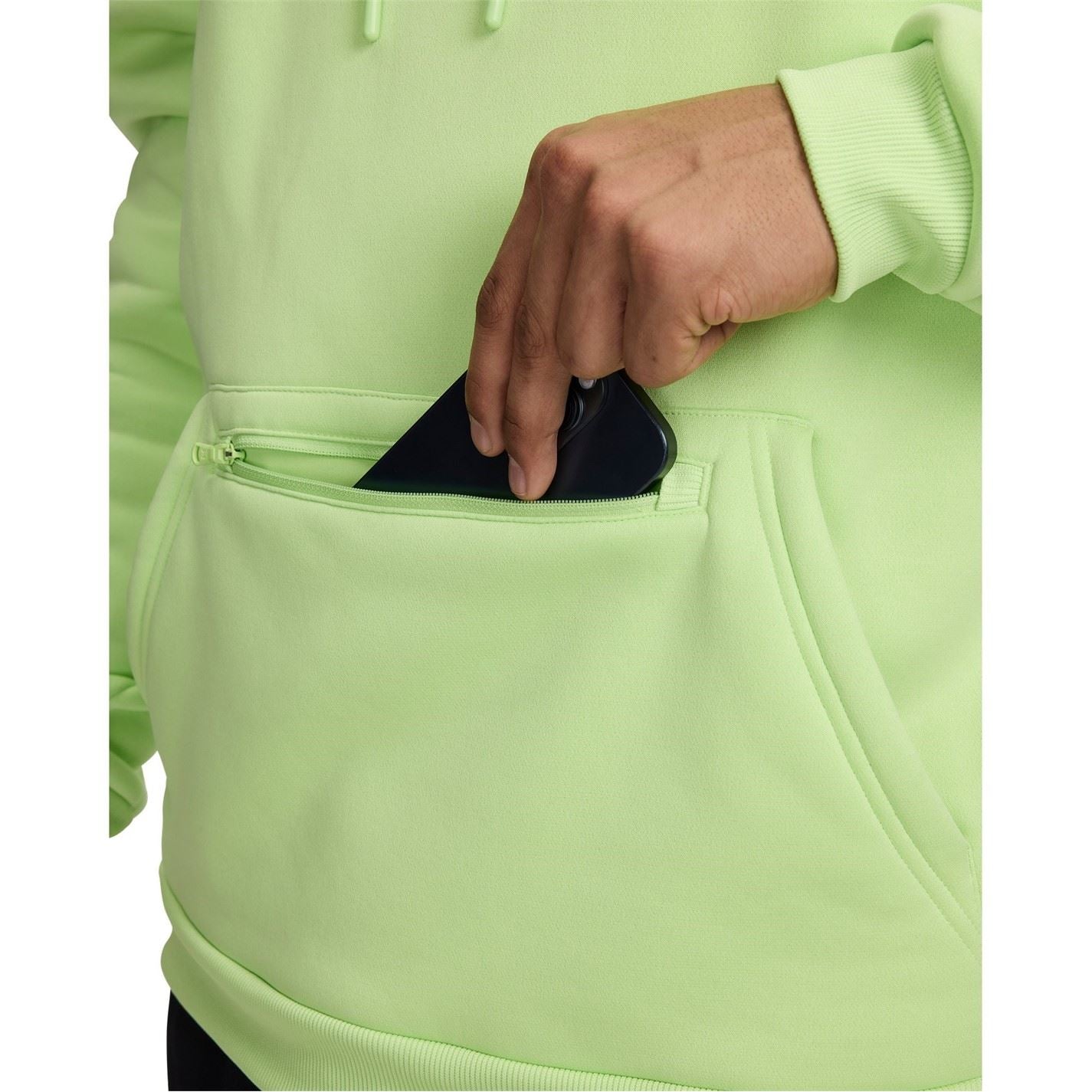 Under Armour Hooded Neck Raglan Sleeve Fleece Top