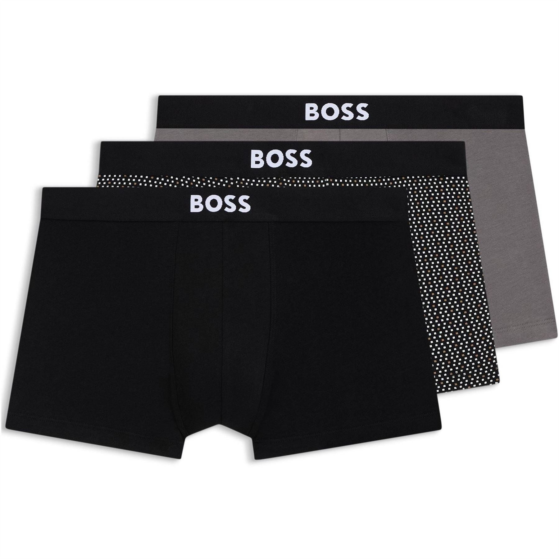 Boss BOSS 3 Pack Boxers with Logo Waistband