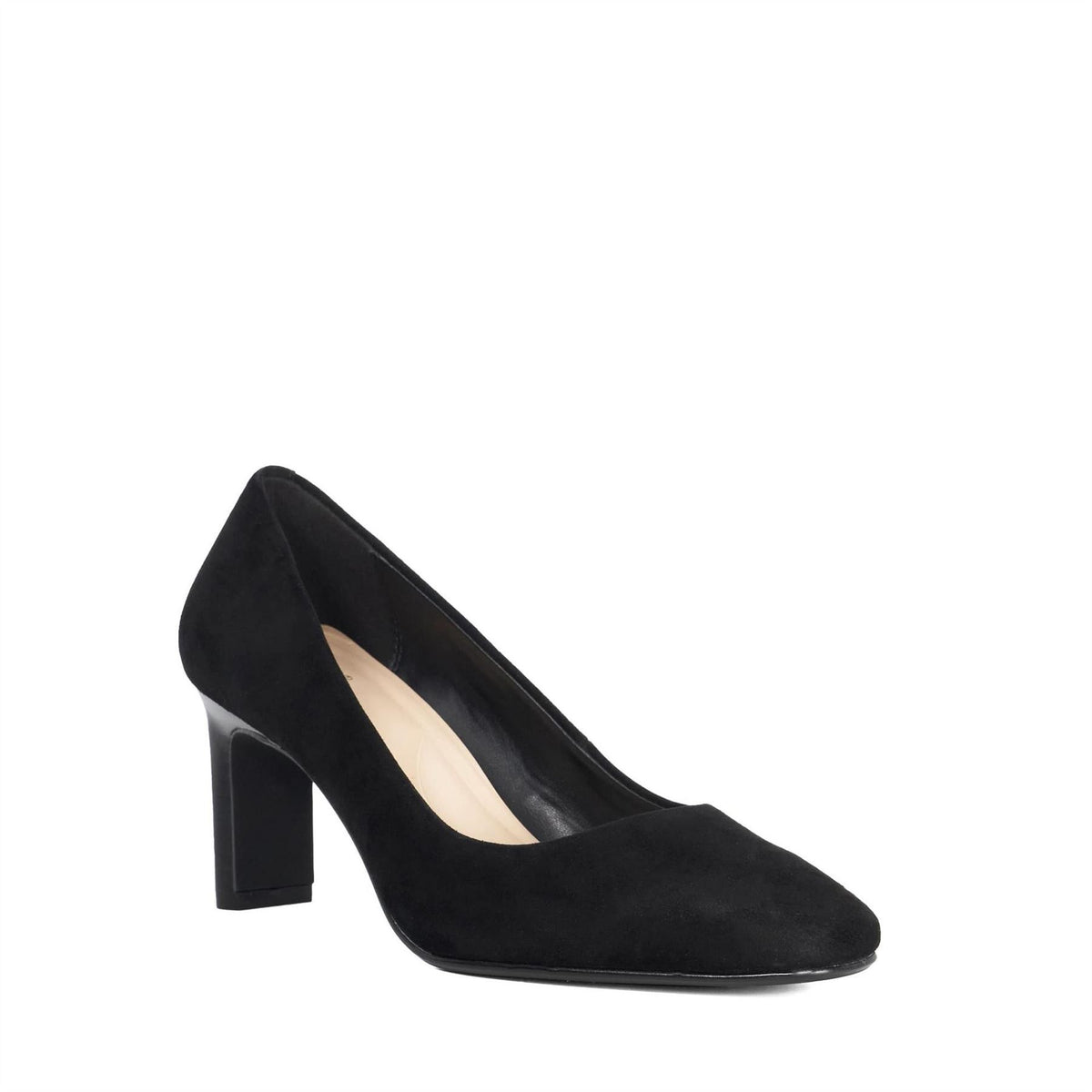 Dune London Begin High Heel Almond Toe Court Shoes