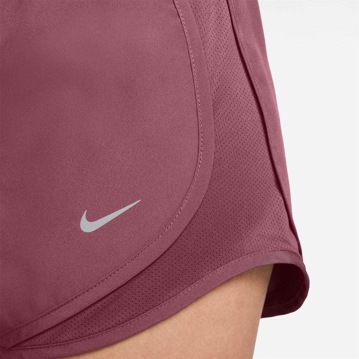 Nike Womens Tempo Dri Fit Mid Rise Brief Lined Running Shorts