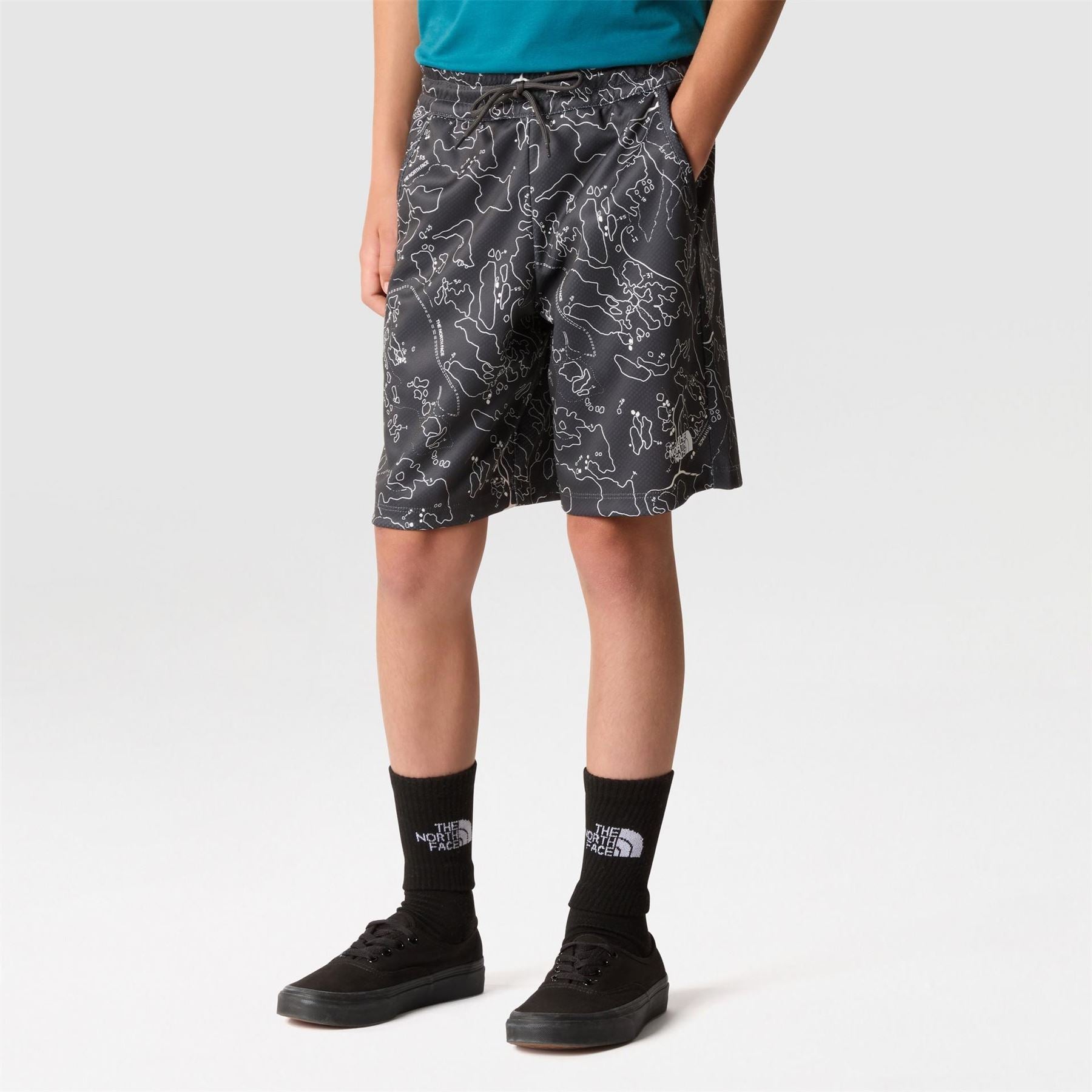 The North Face Never Stop Asphalt Grey Athletic Shorts