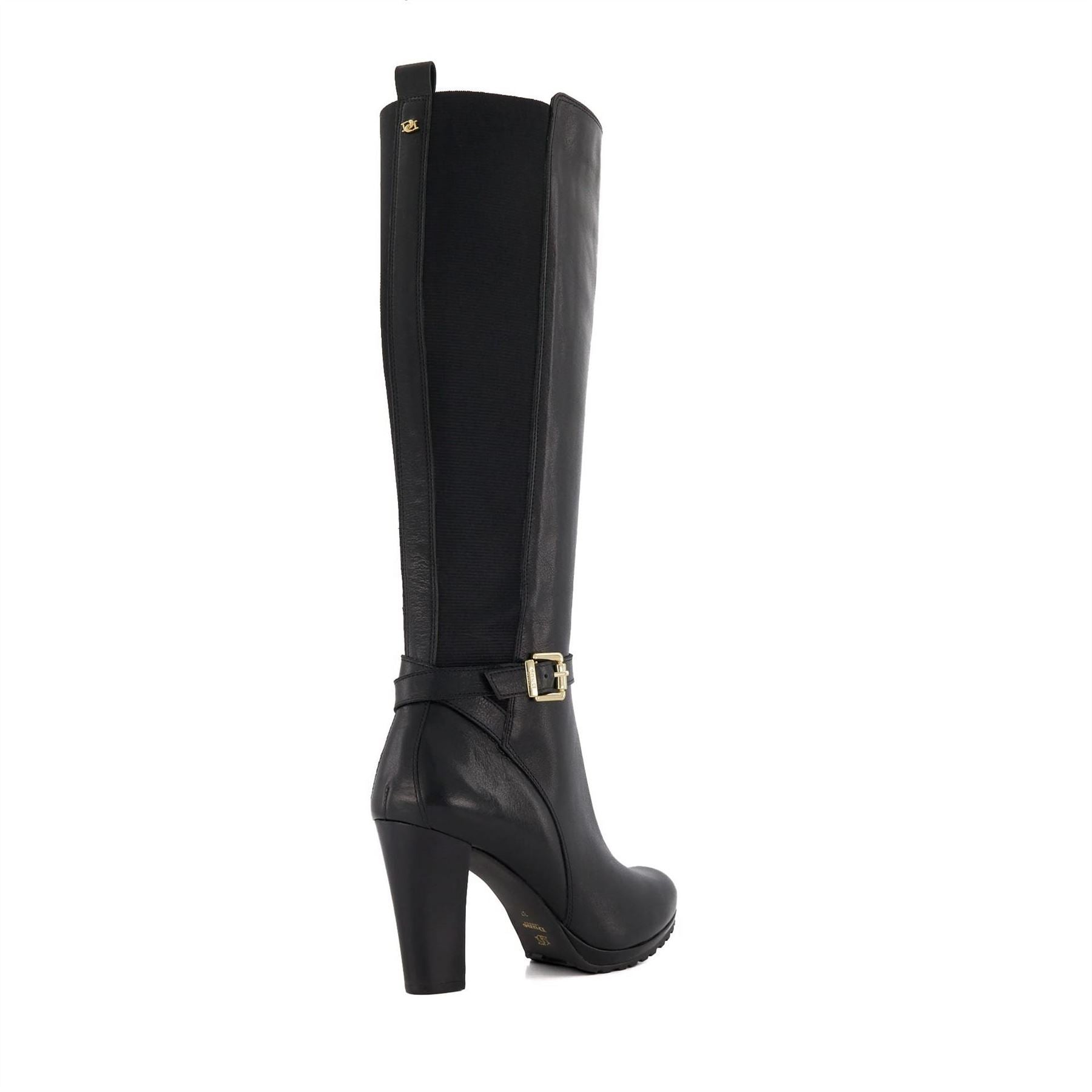 Dune London Leather Knee High Boots