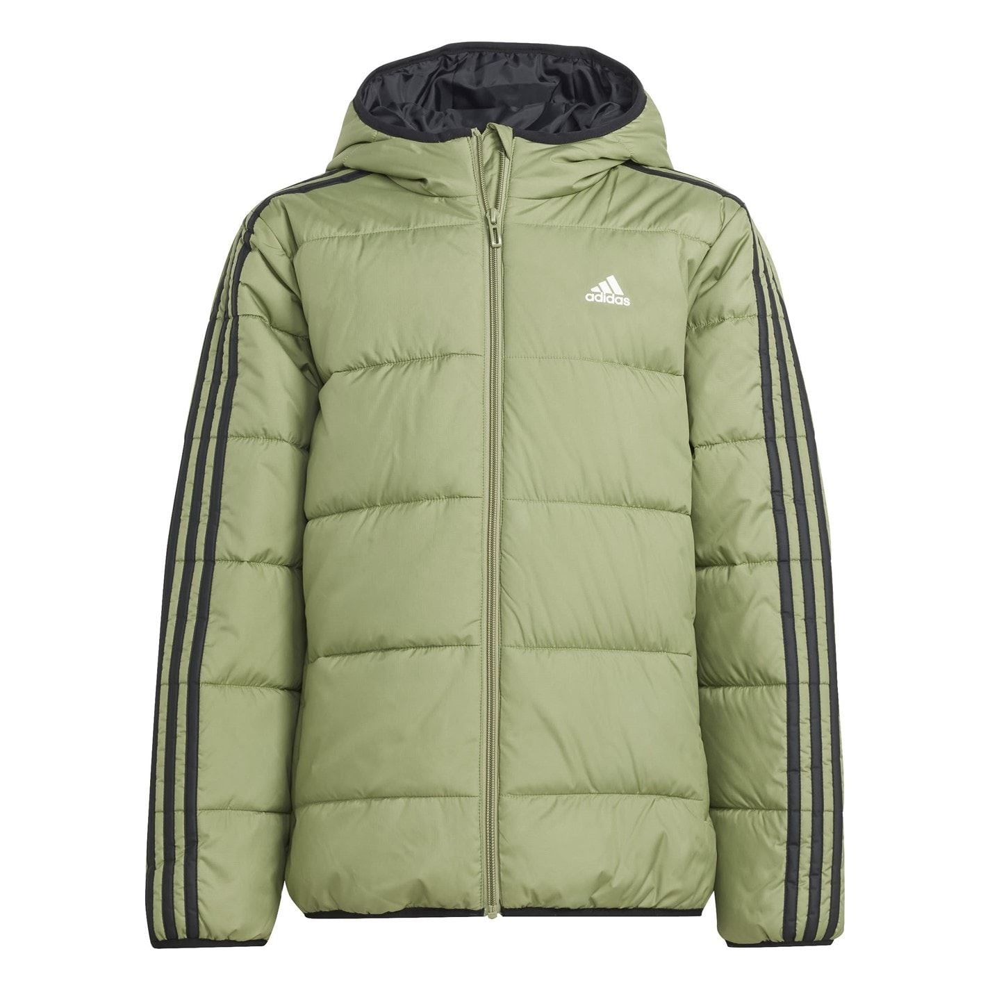 adidas Kids Essentials 3S Hooded Long Sleeve Puffer Jacket