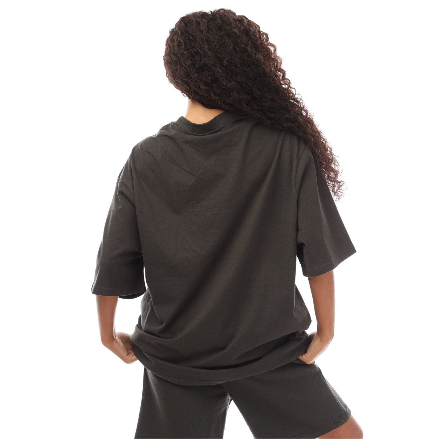 Hype Oversize Fit Signature Print T-Shirt