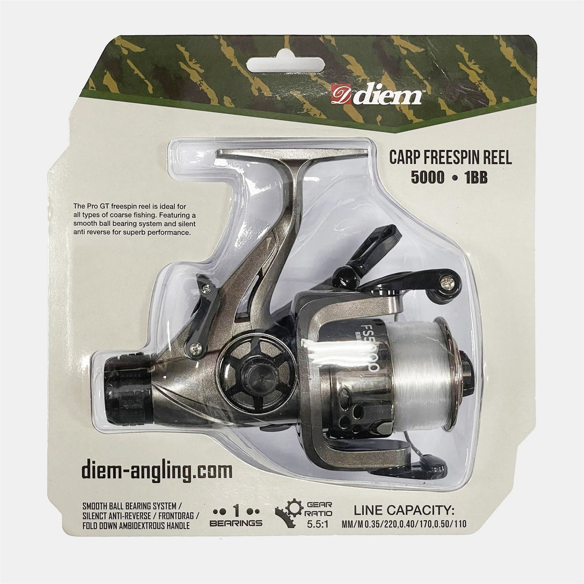 Diem Freespn Reel Black One Size