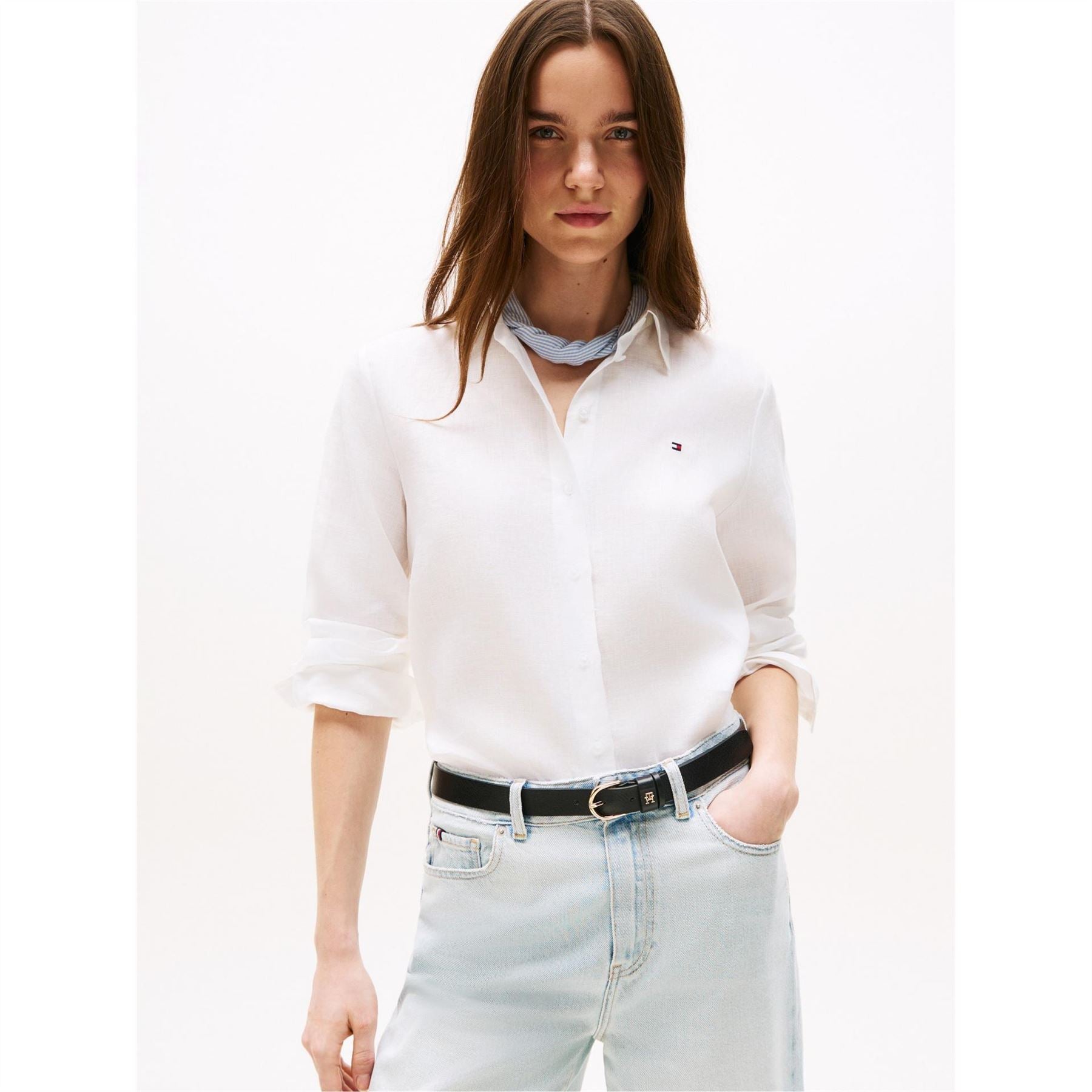 Tommy Hilfiger Long Sleeve Plain Shirt