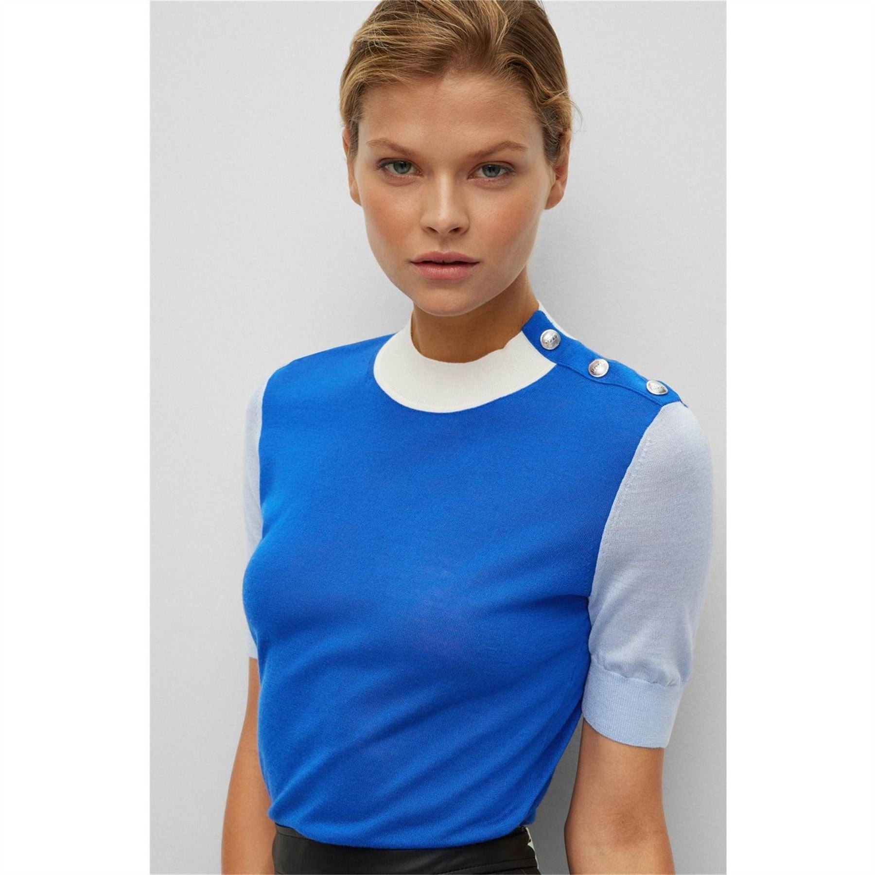 Boss Waist Length Crew Neck Relaxed Fit T-Shirt