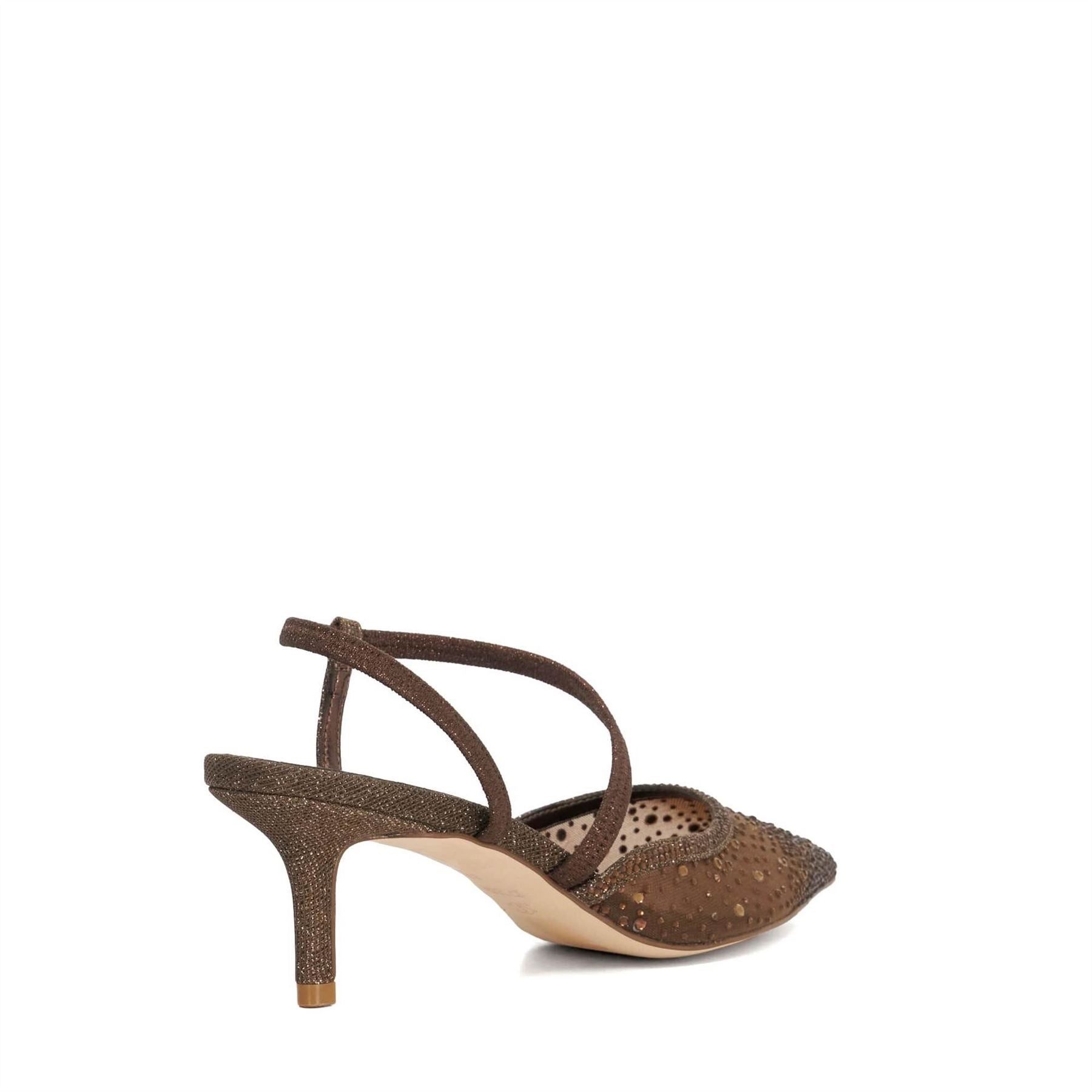 Dune London Chasing Low Heel Slip On Stiletto Court Shoes