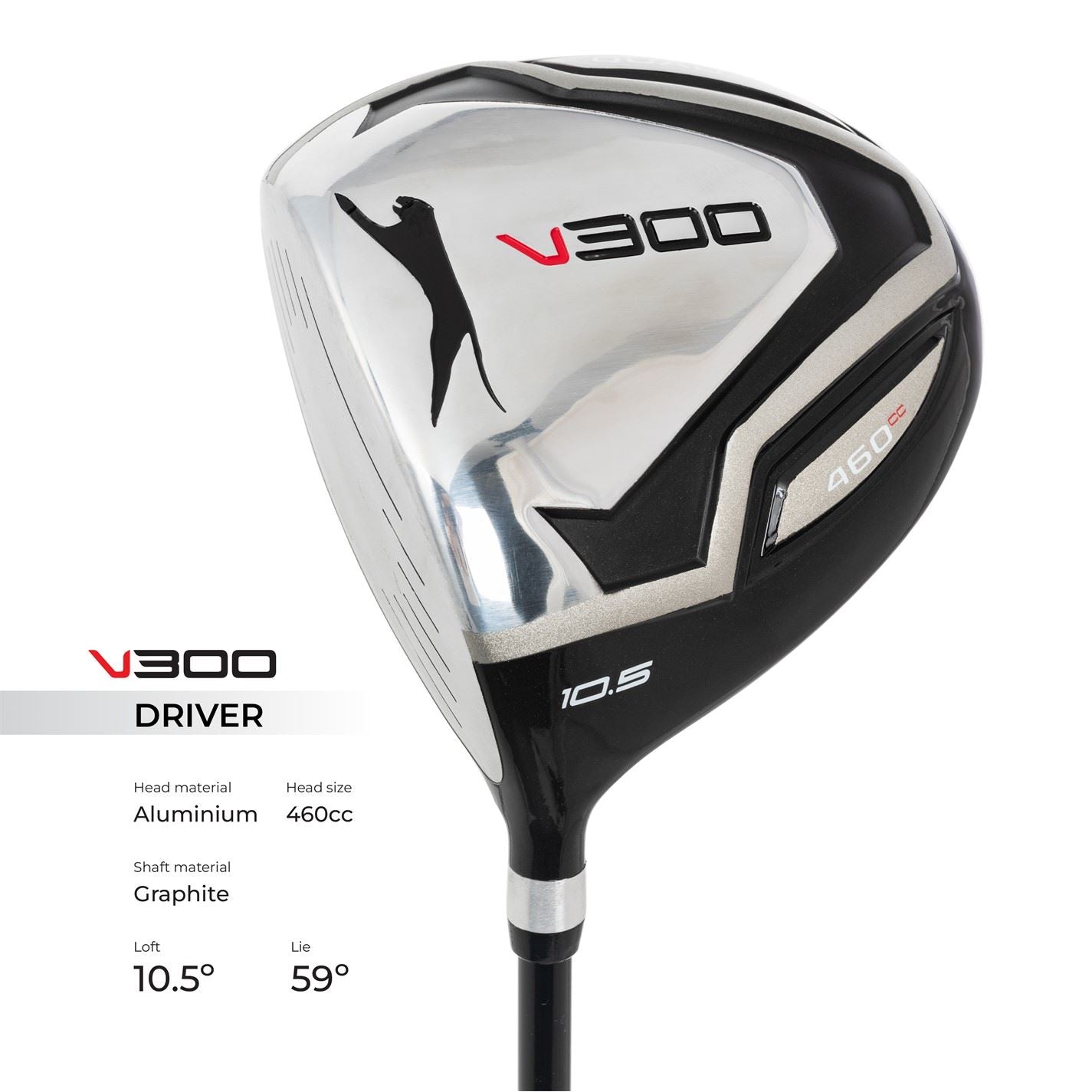 Slazenger Vs Golf Club Set With Stand Bag (graphite And Steel Shaft Combo) Mens