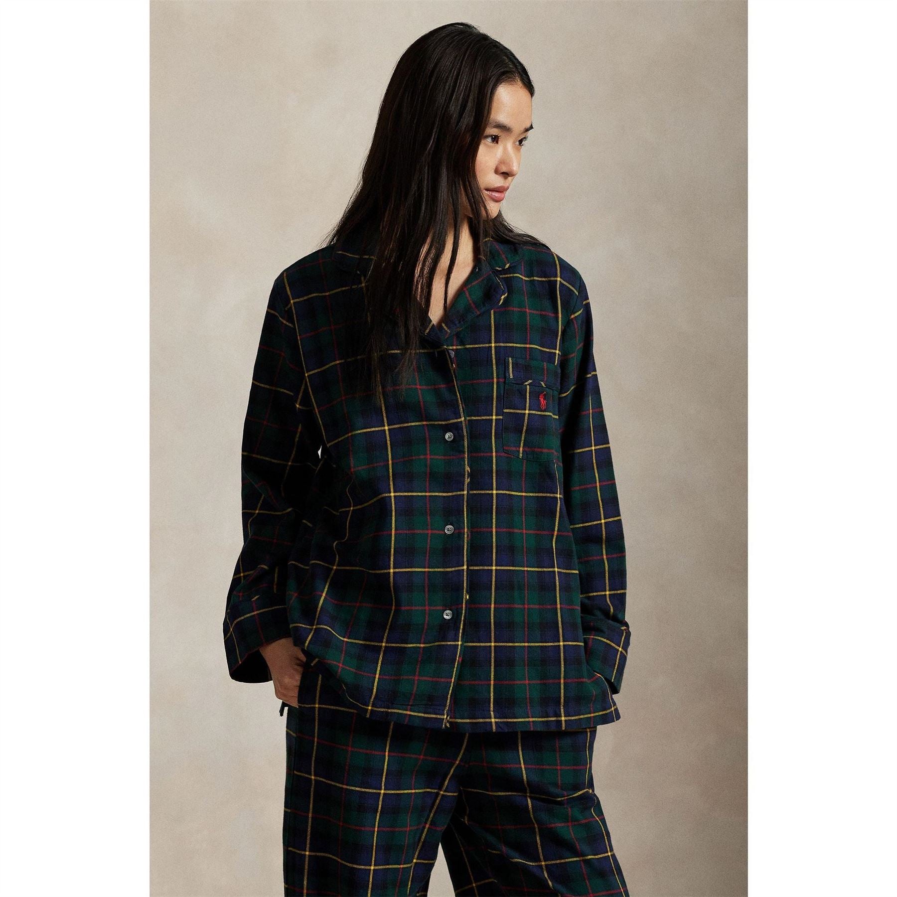Polo Ralph Lauren Madison Collared Neck Long Sleeve Pyjama Set