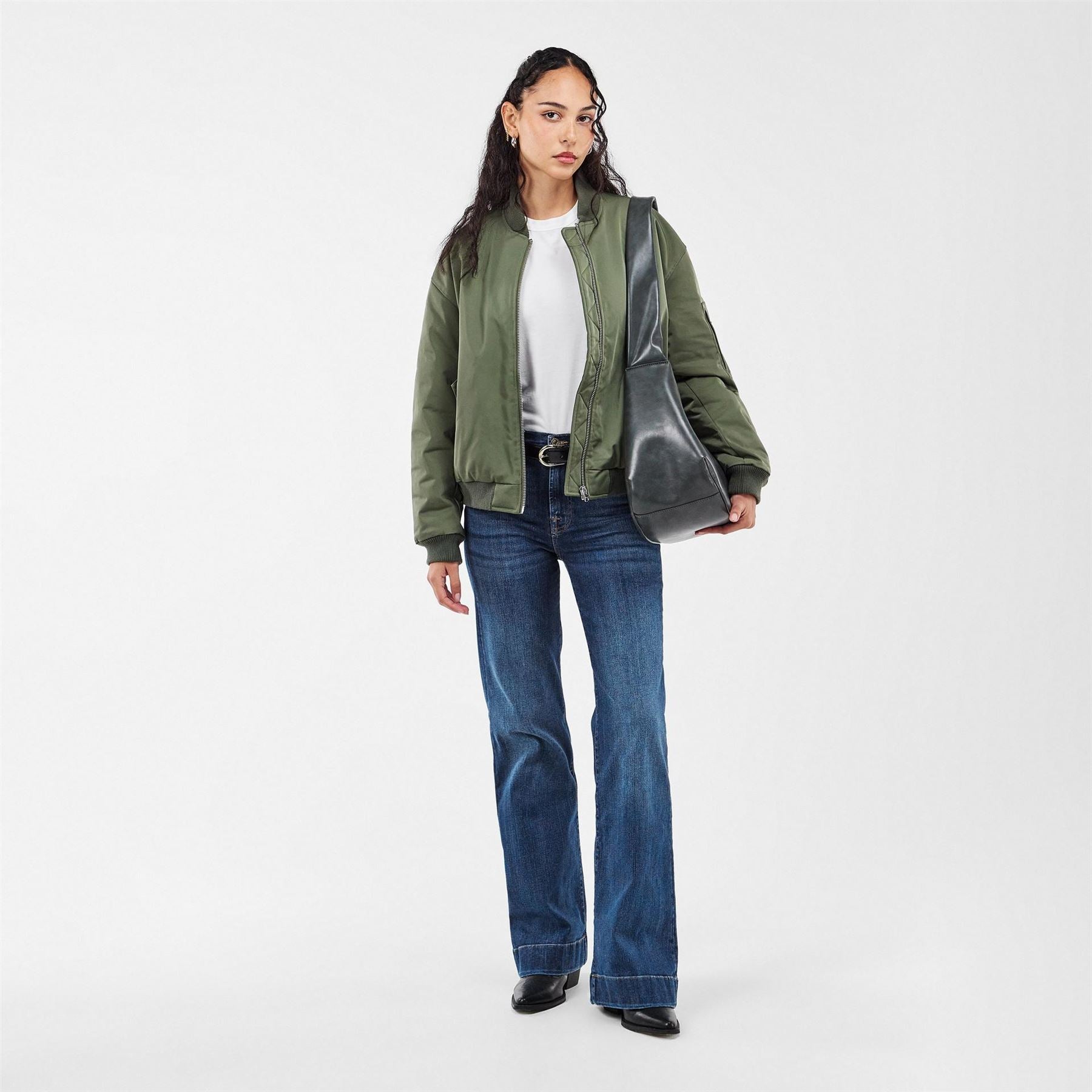 7 For All Mankind Modern Dojo Wide Fit Five Pocket Jeans