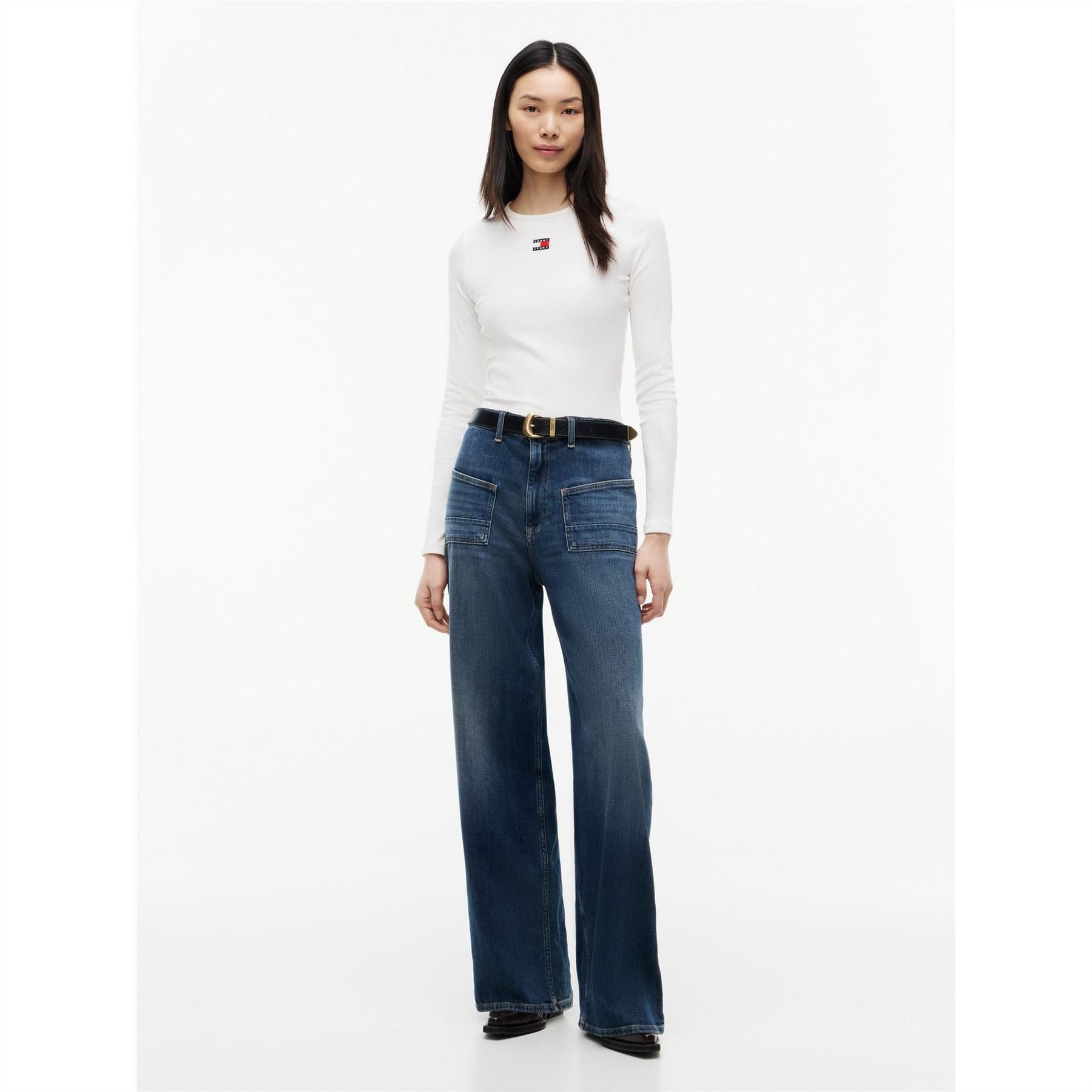 Tommy Jeans Bdg Ls T-Shirt Ld64