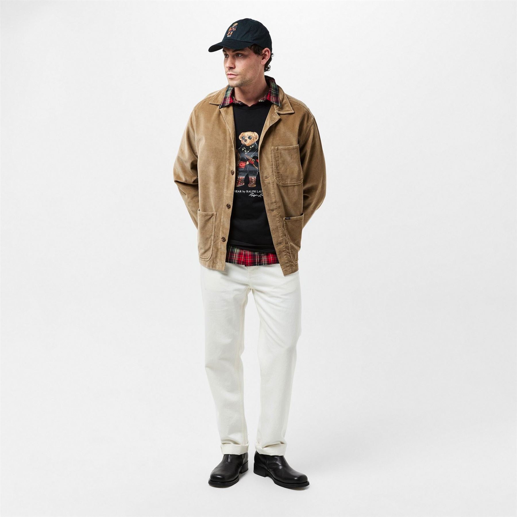 Polo Ralph Lauren Ribbed Patterned Regular Fit Overshirt Jacket