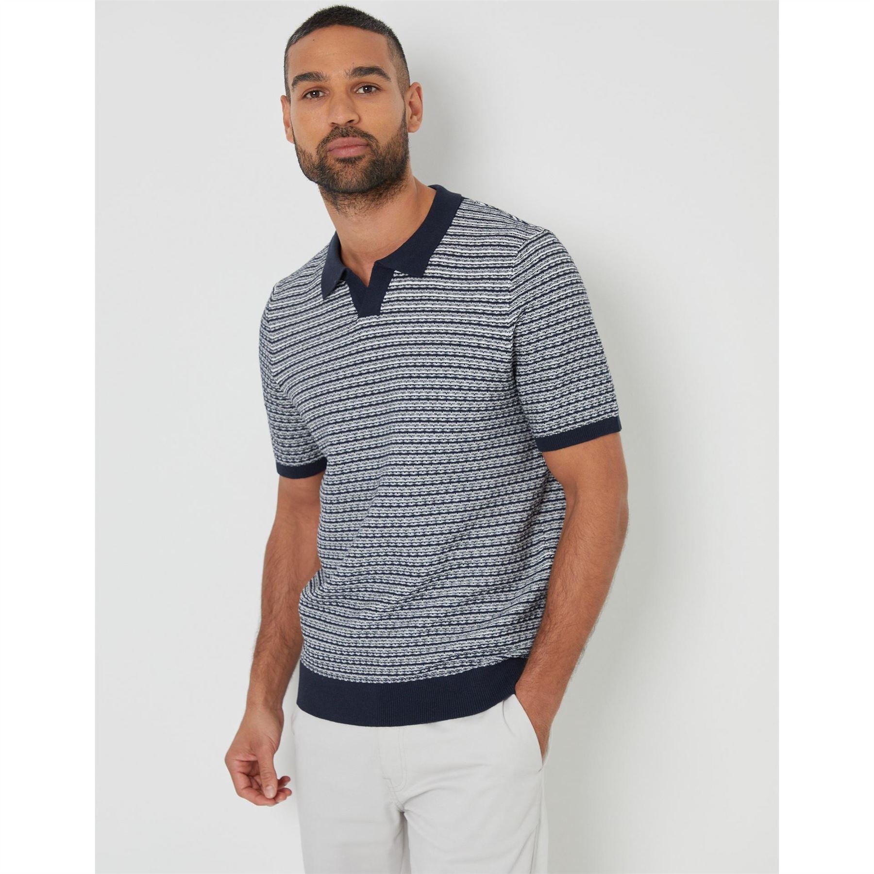 Threadbare Nordale Collared Short Sleeve Polo Shirt