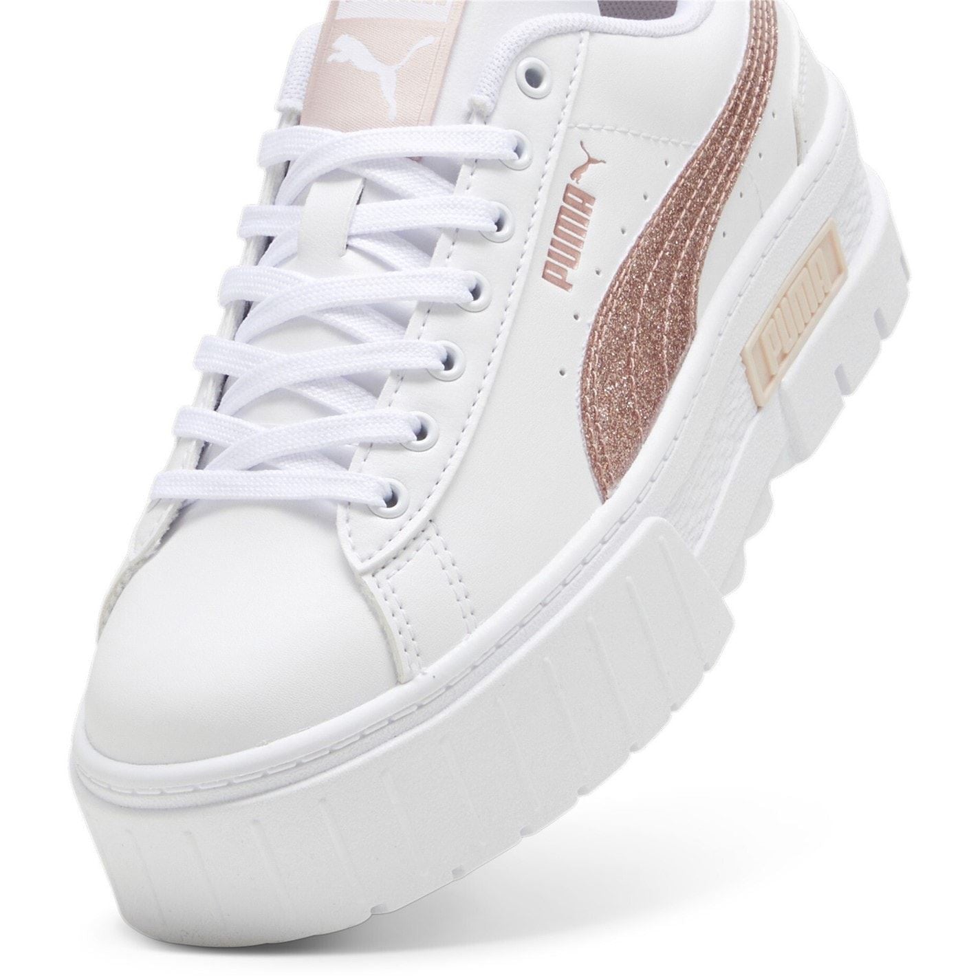 Puma Junior Mayze Graphic Print Platform Skate Shoes