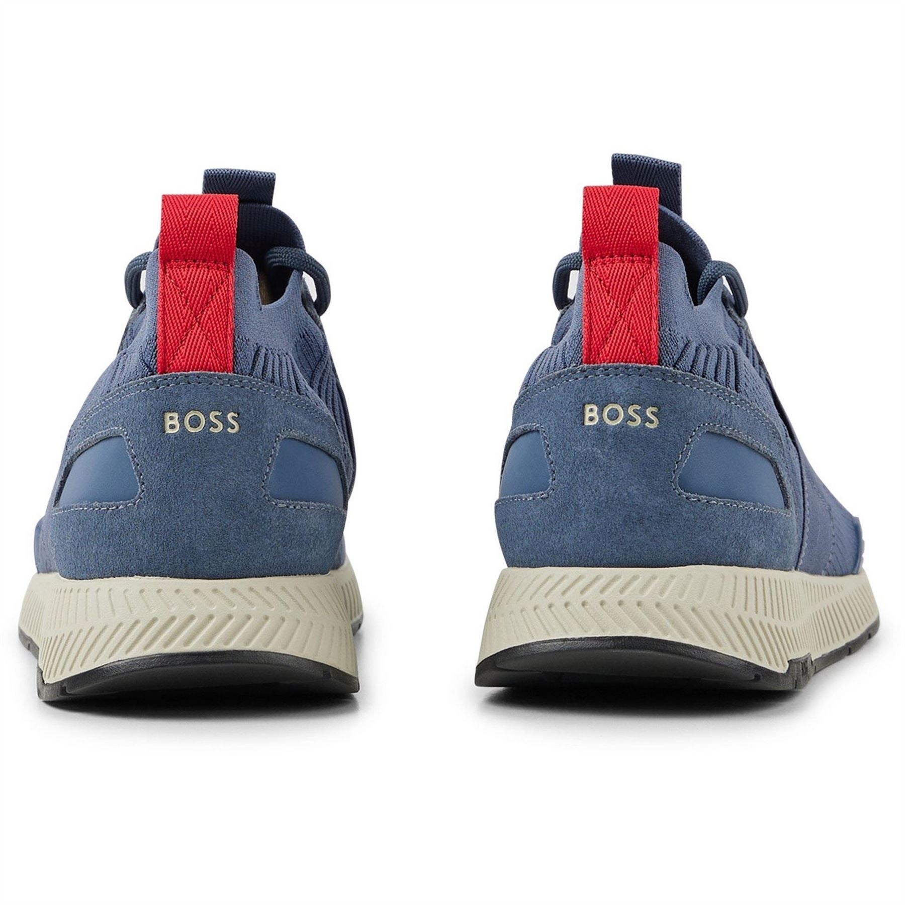 Boss Titanium Knit Trainers, Comfortable Design
