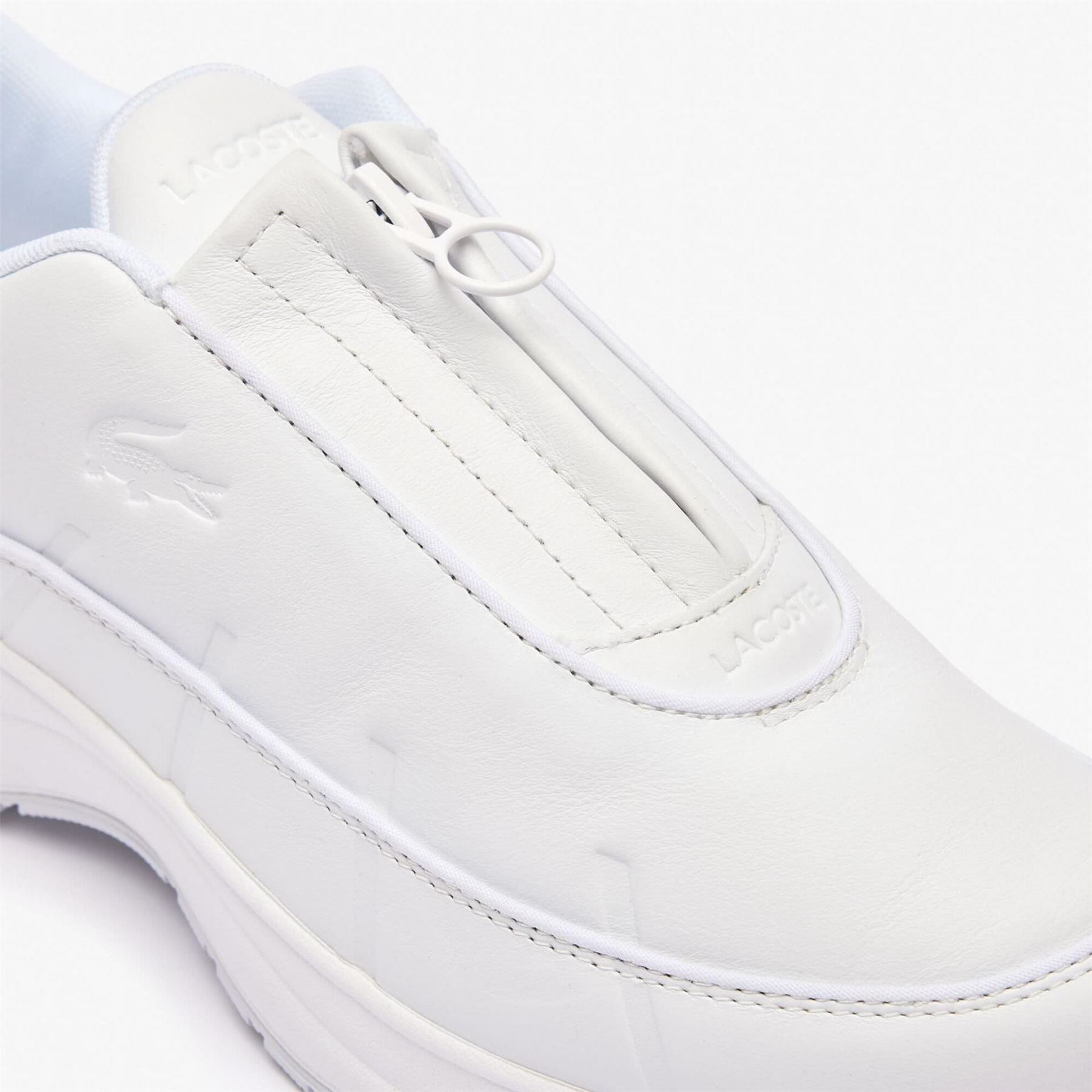Lacoste Zip Og Leather Trainers