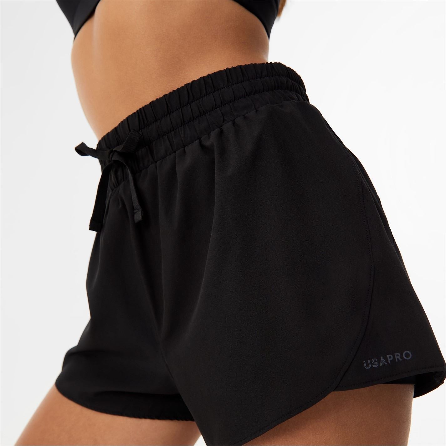 USA Pro Womens 2 In 1 Runner Shorts