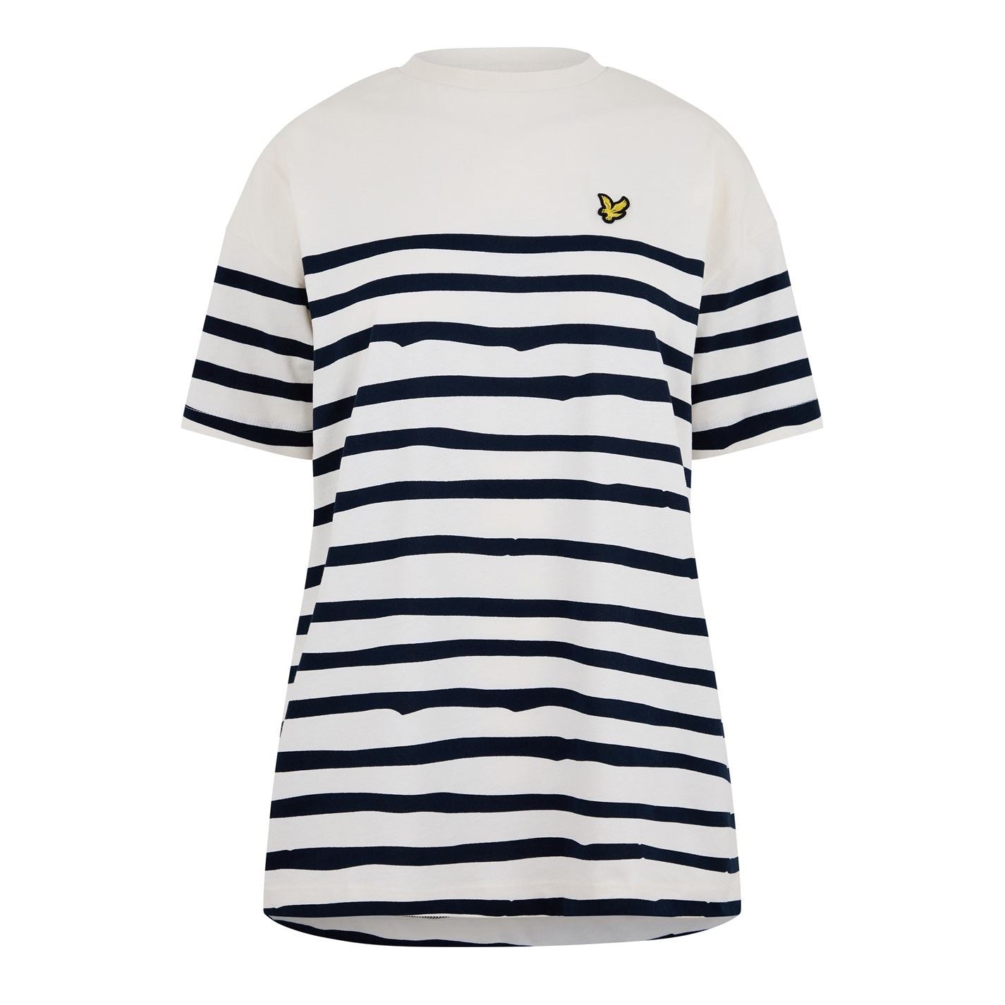 Lyle and Scott Breton Crew Neck Relaxed Fit Long Sleeve T-Shirt