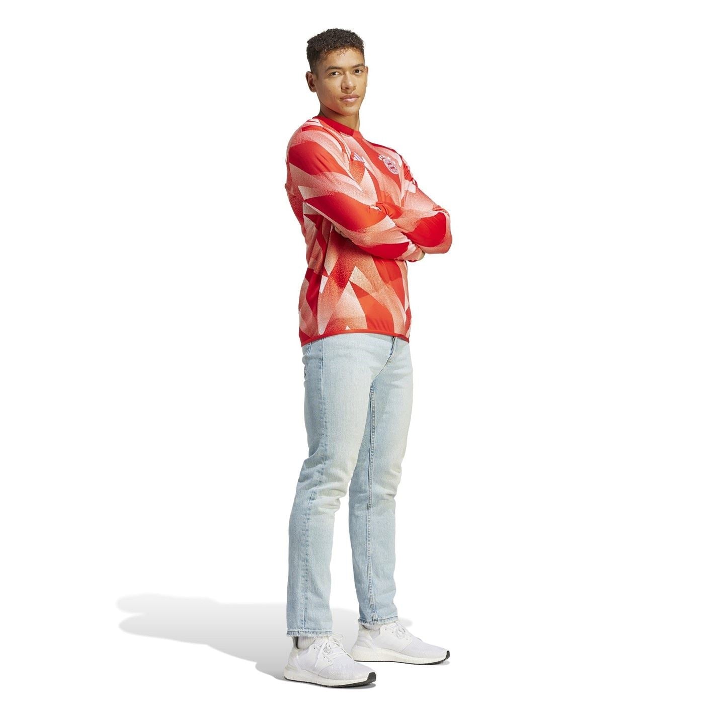 adidas Bayern Munich Pre Match Warm Top 2023 2024 Adults