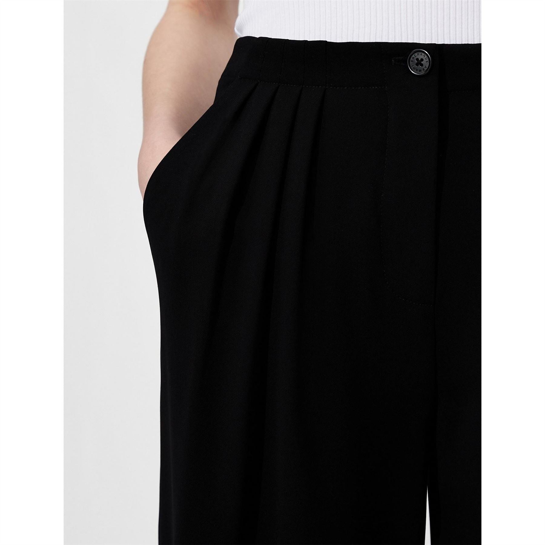 Armani Exchange Wide Leg Trousers