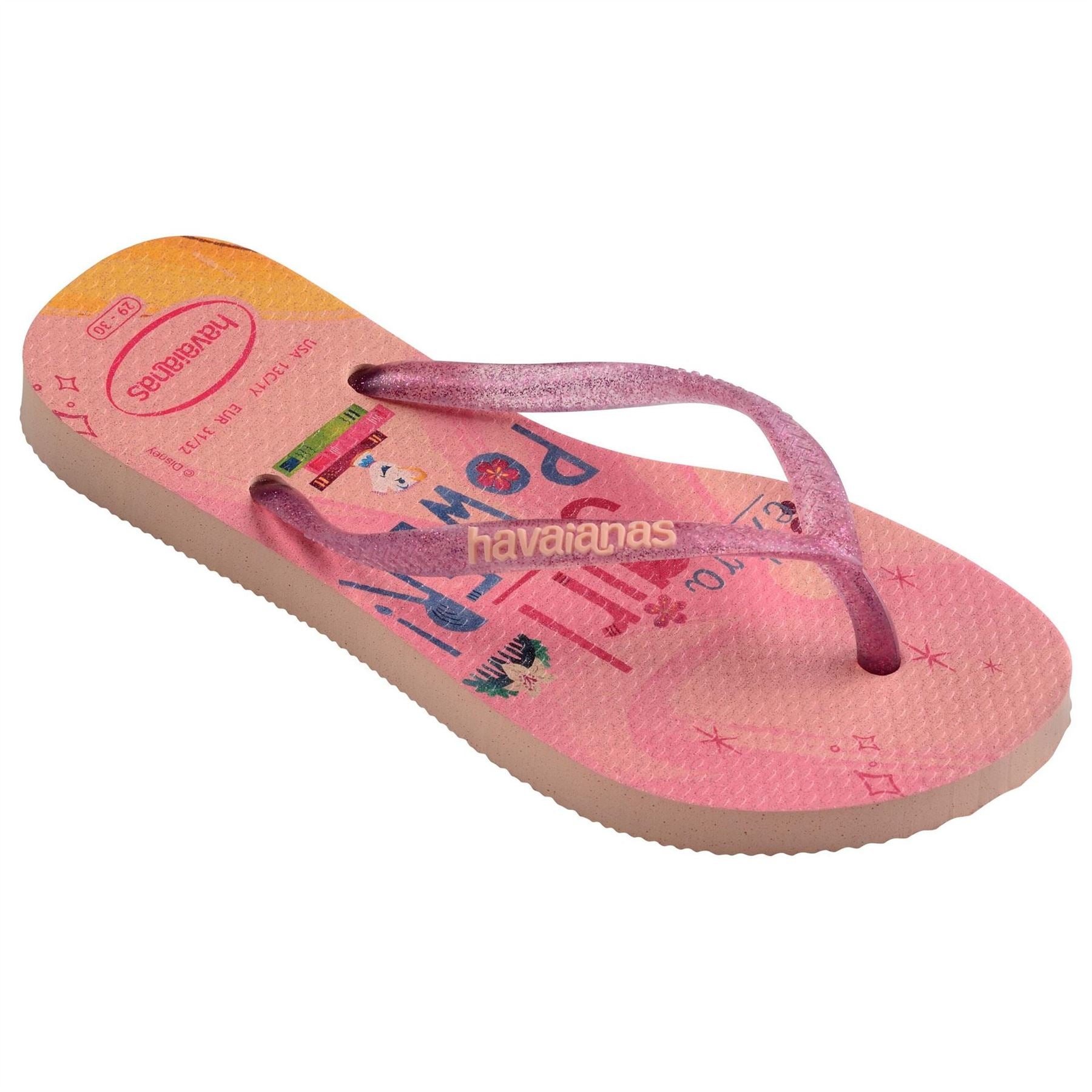 Havaianas Kids Slim Princess Citronella Flip Flops