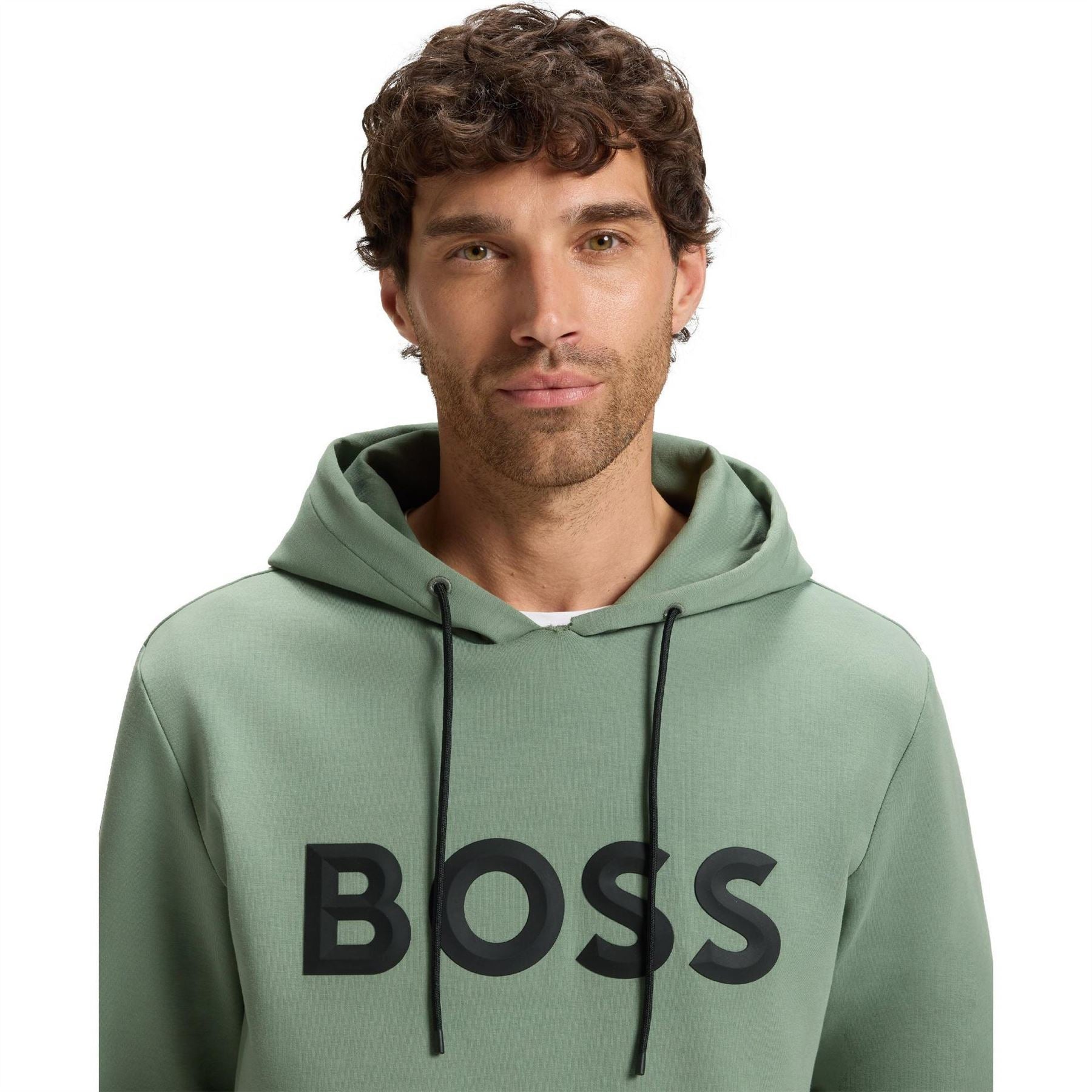 Boss BOSS GREEN Long Sleeve Hoodie   Performance Fabric with Natural Stretch